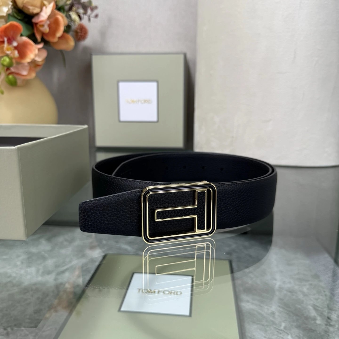 Tom Ford Leather Reversible Belt Ver.H — photo 2