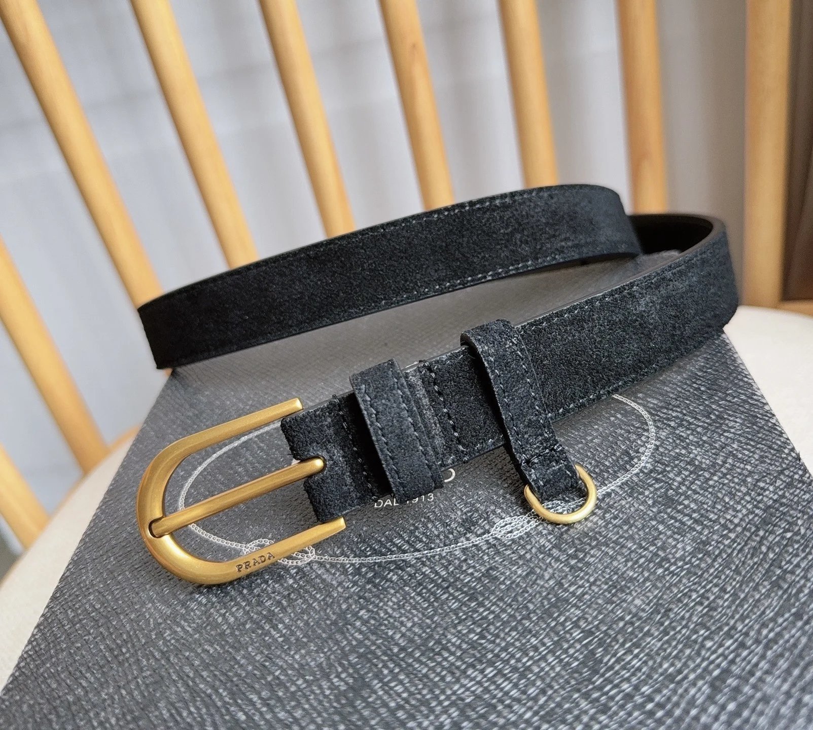 Prada Leather Belt Ver.F — Zdjęcie 2