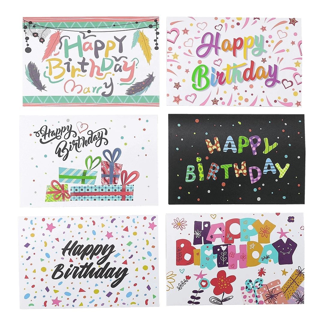 1 Pcs Random Style Personalized Birthday Greeting Card — photo 4