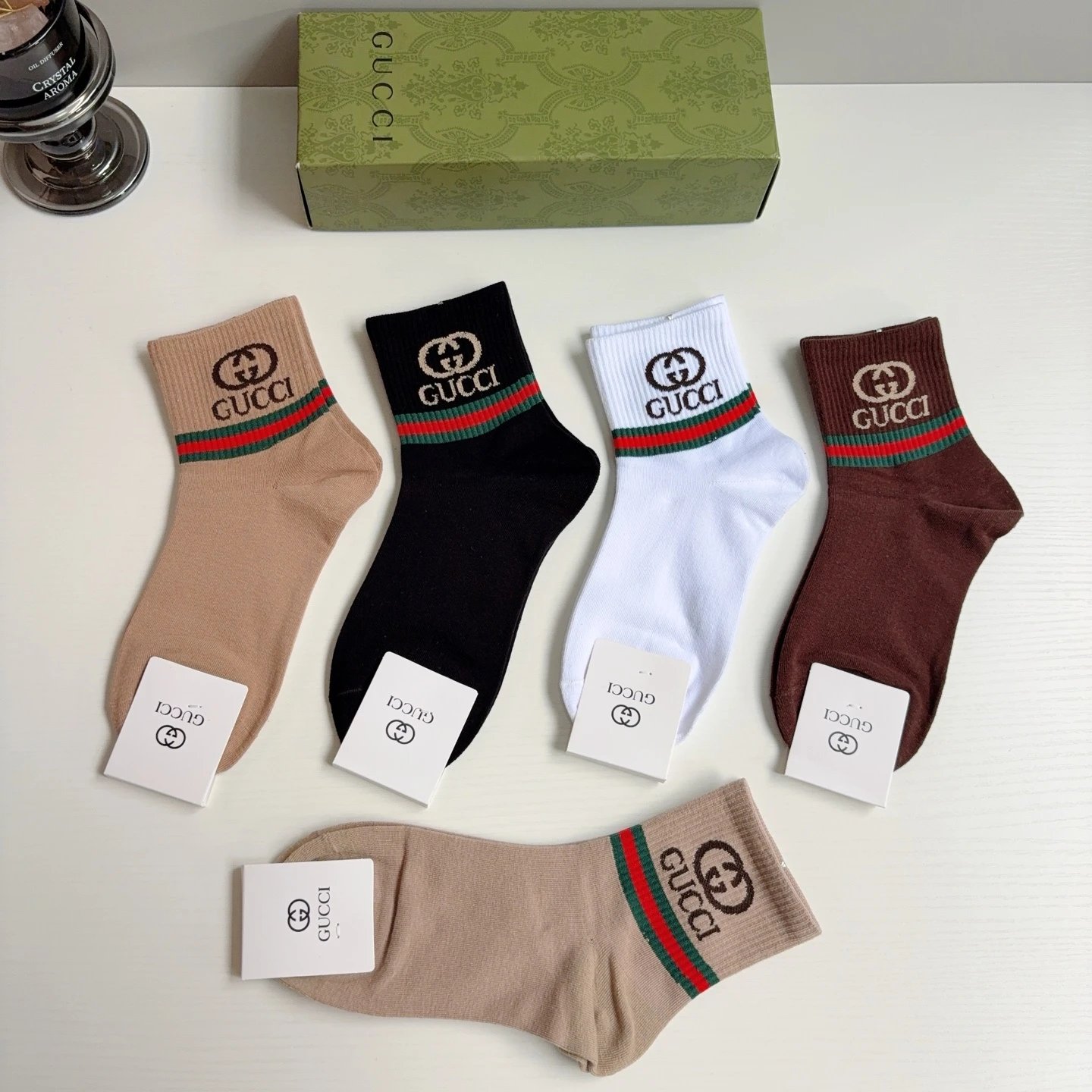 Gucci Crew Cotton Socks Ver.A — photo 5