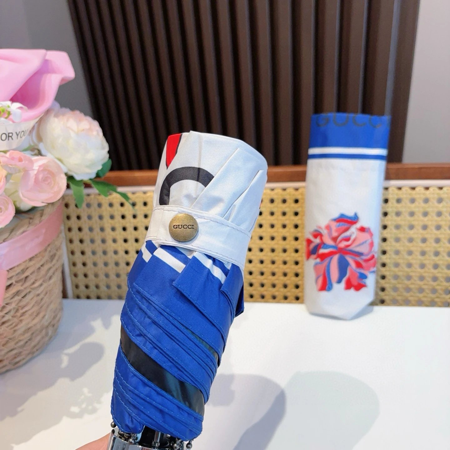 Gucci UV Protection Folding Umbrella Ver.F — QC