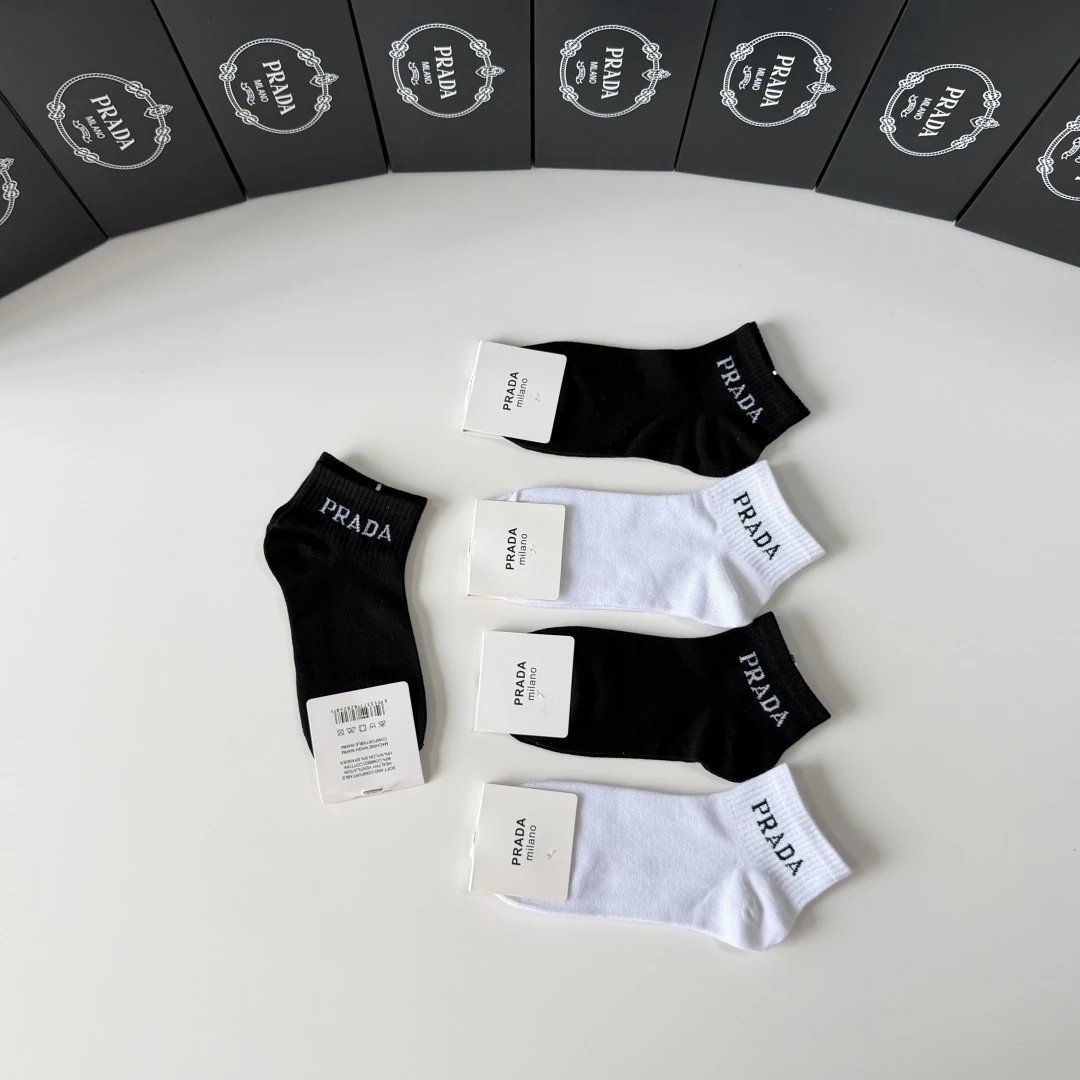 Prada Quarter Socks 5-Pair Box Ver.B — photo 6