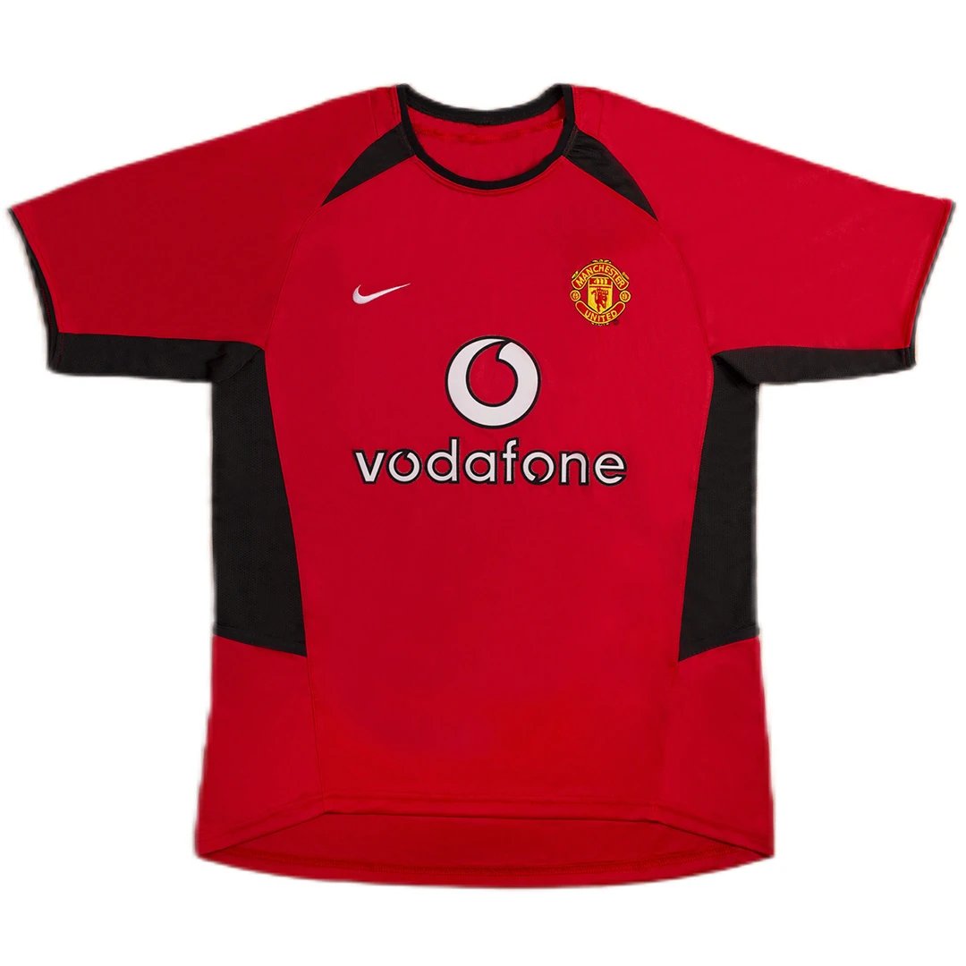 Manchester United 2002/04 Retro Home Jersey — photo 3