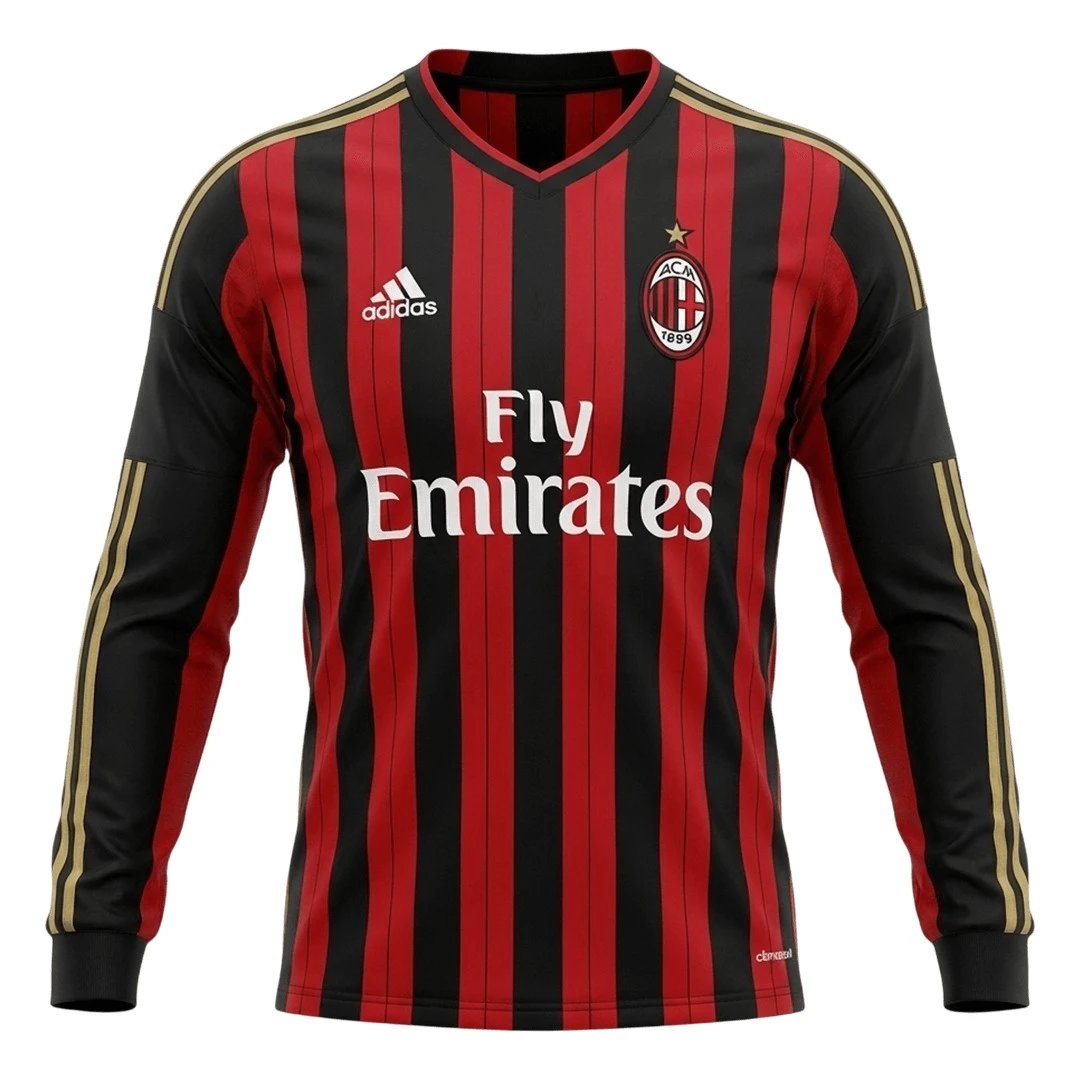 AC Milan 13/14 Retro Home Jersey — Photo 2