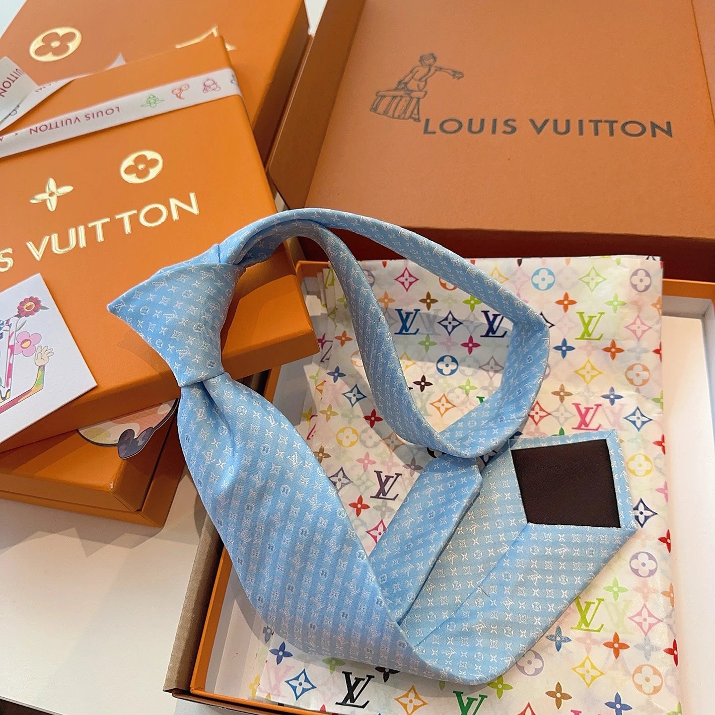 Louis Vuitton Silk Tie Ver.P — Zdjęcie 9