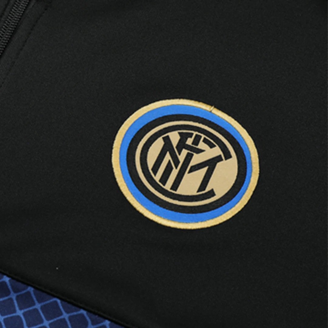 Inter Milan Jacket Tracksuit 2021 22 Black Blue — photo 6