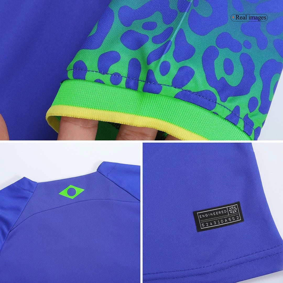 Brazil 2022 Away Jersey - Kids — Zdjęcie 10