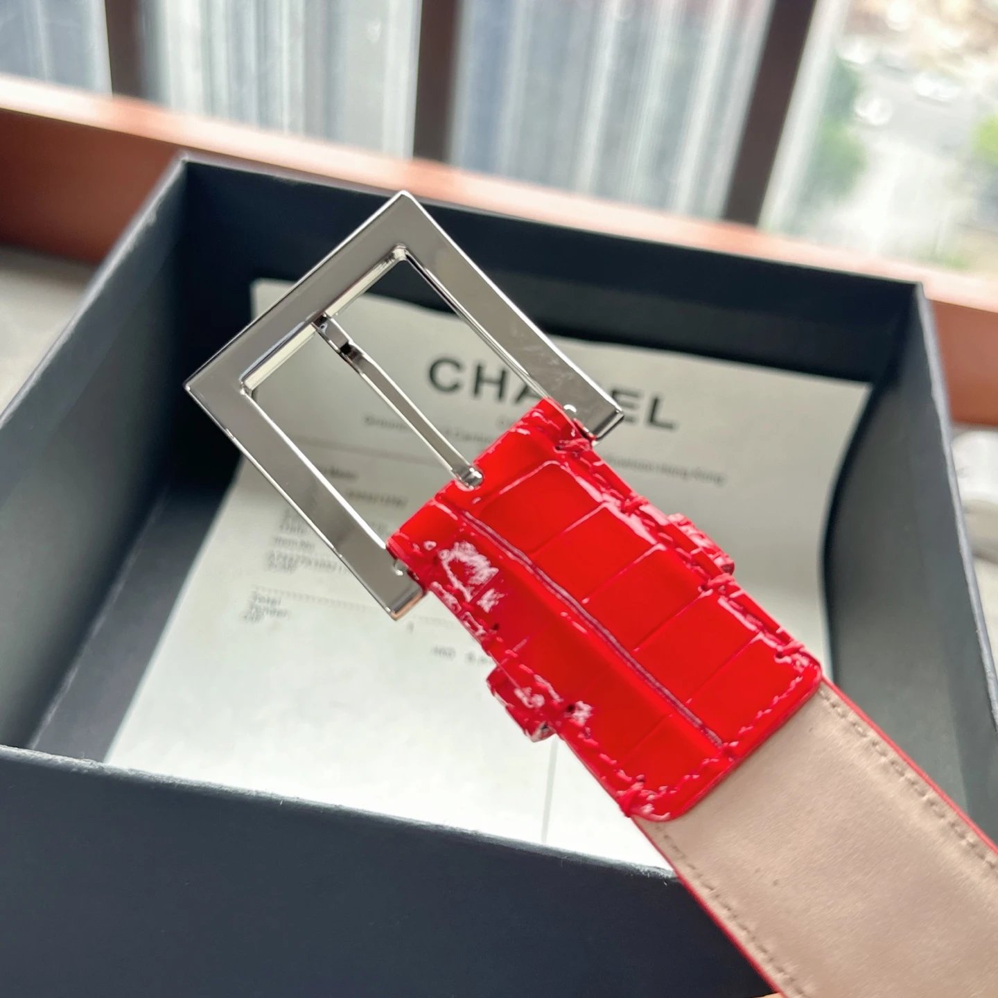 Chanel Leather Reversible Belt Ver.G — photo 7