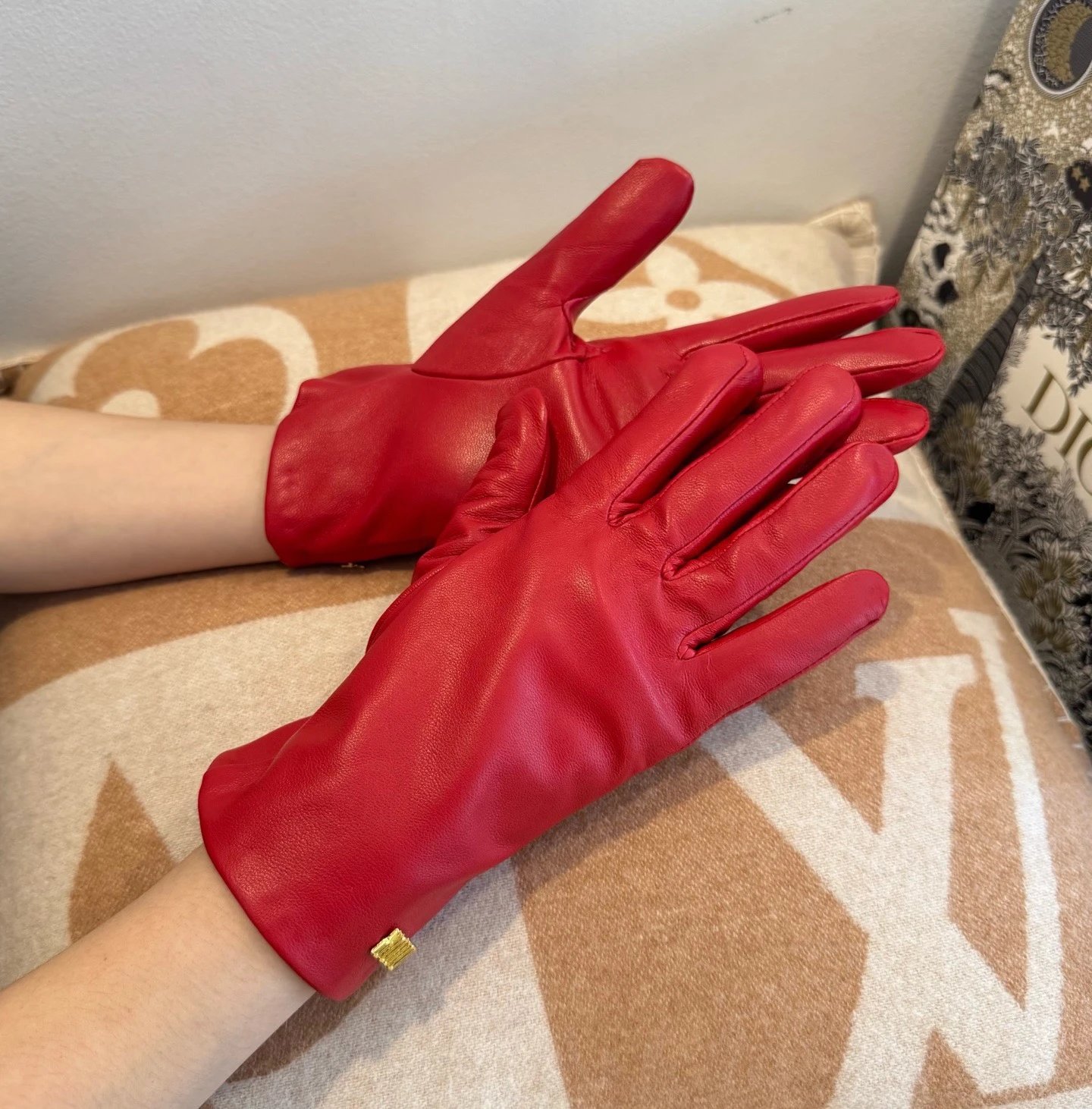 Dior Lambskin Cashmere Gloves Ver.B — Zdjęcie 2