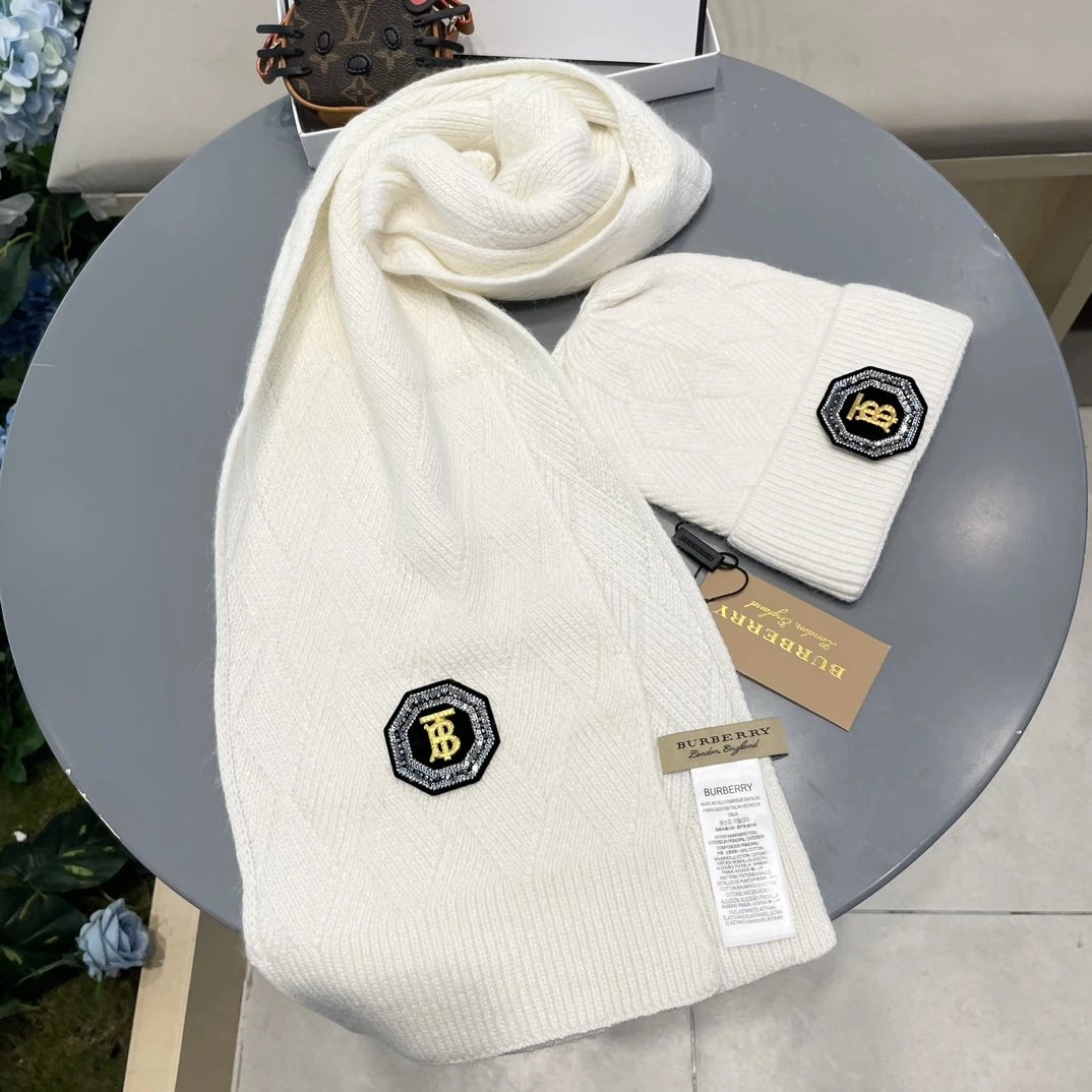 Burberry Scarf & Hat Set Ver.G — Photo 8