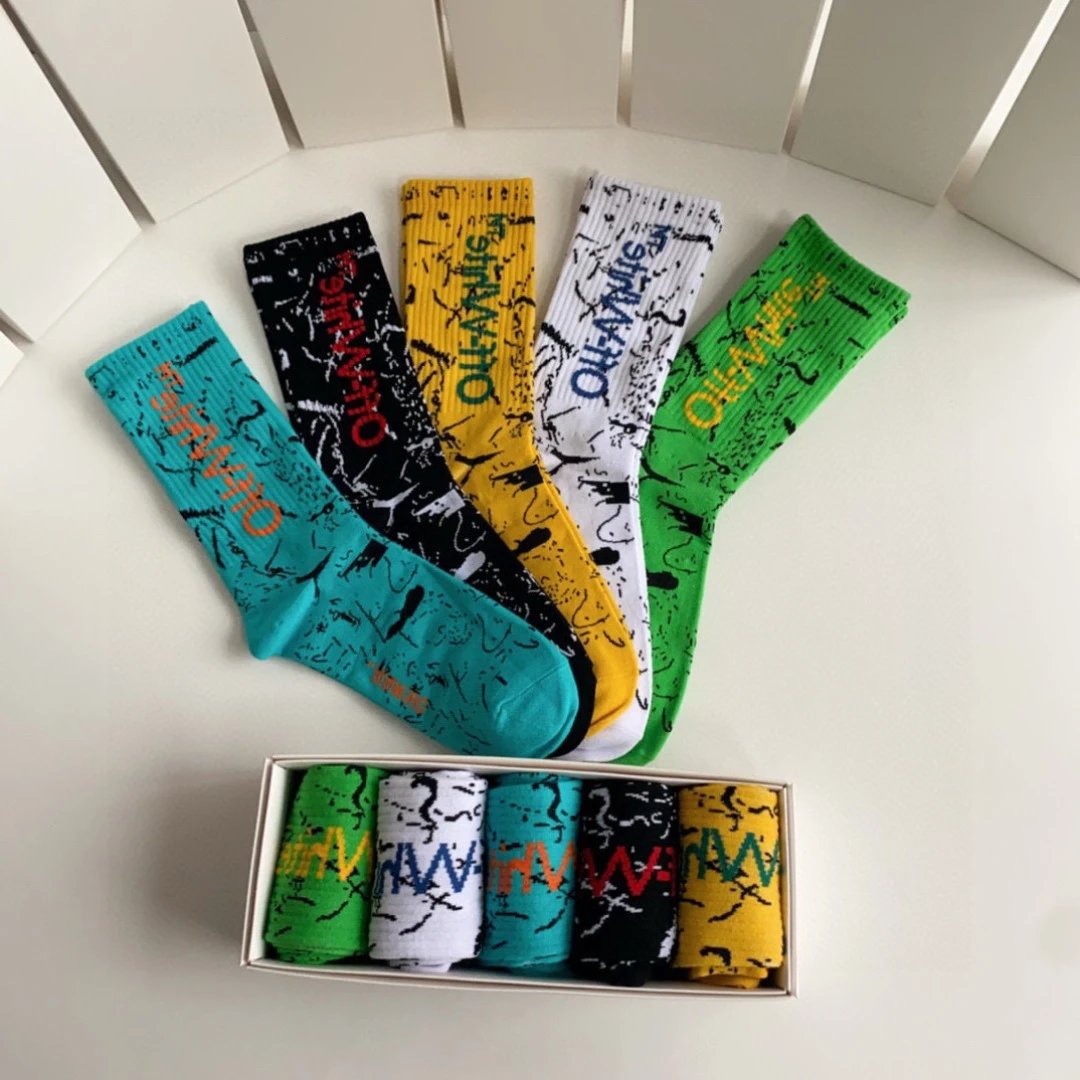 Off-White Crew Socks 5-Pair Box Ver.A — photo 6