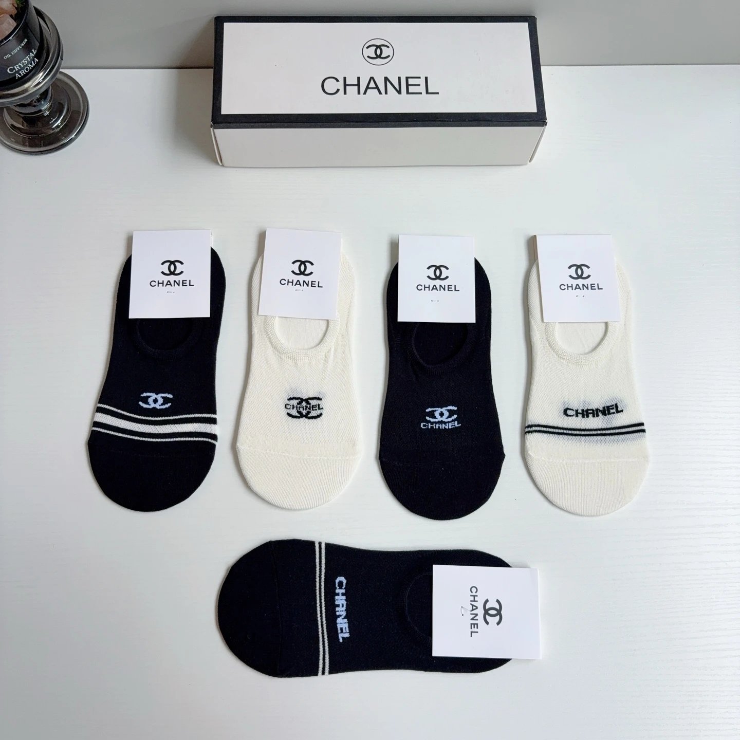 Chanel No-Show Socks Ver.C — QC