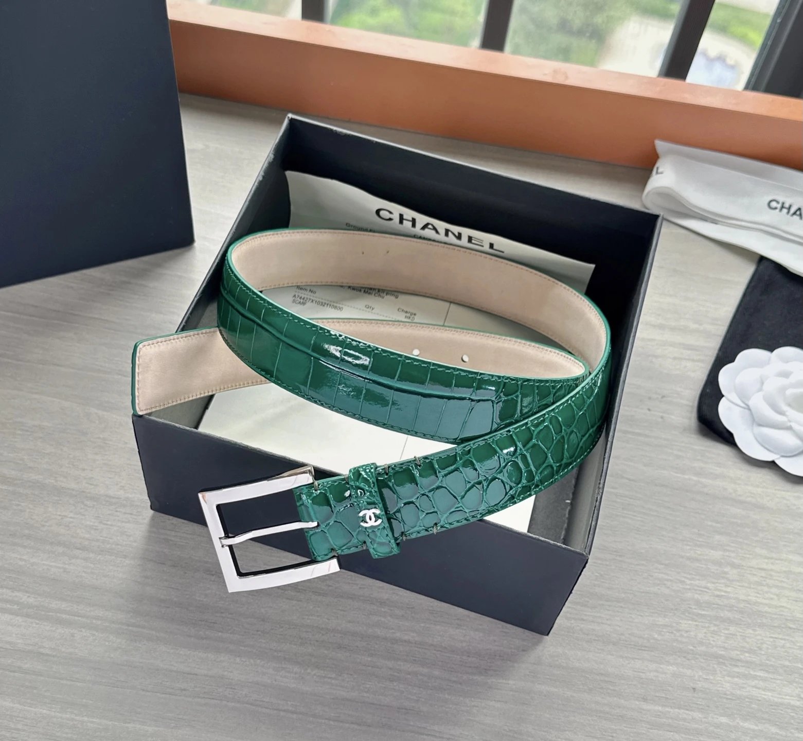 Chanel Leather Reversible Belt Ver.F — photo 3