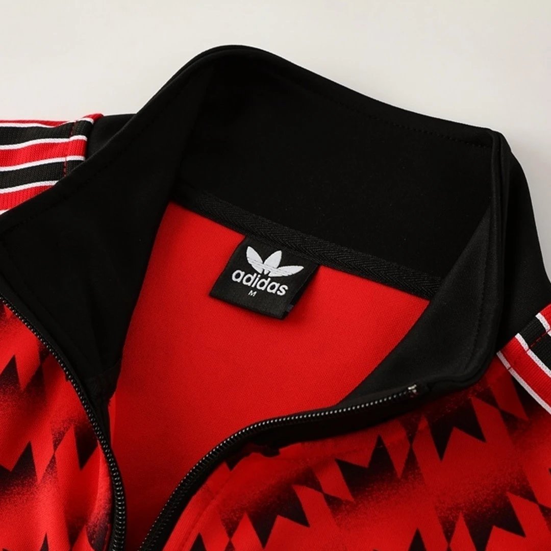 Manchester United 2025 Jacket Tracksuit 26 Red Black — QC