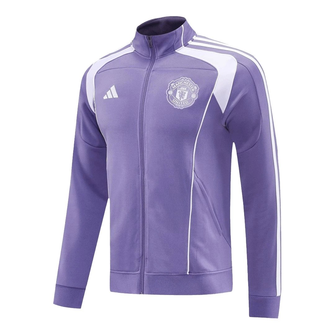 Manchester United Track Jacket 2025 26 Purple — photo 2