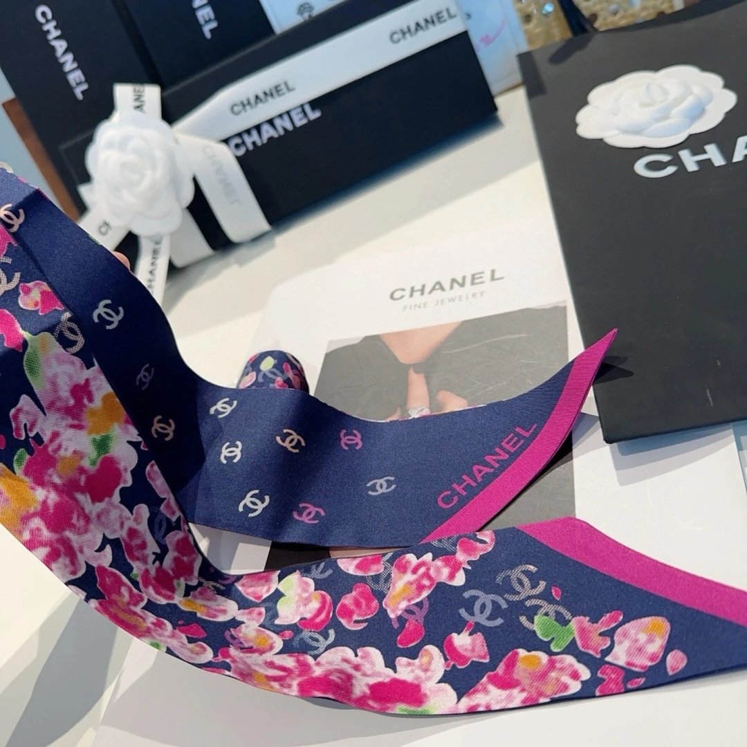Chanel Silk Hair Ribbon Ver.B — QC
