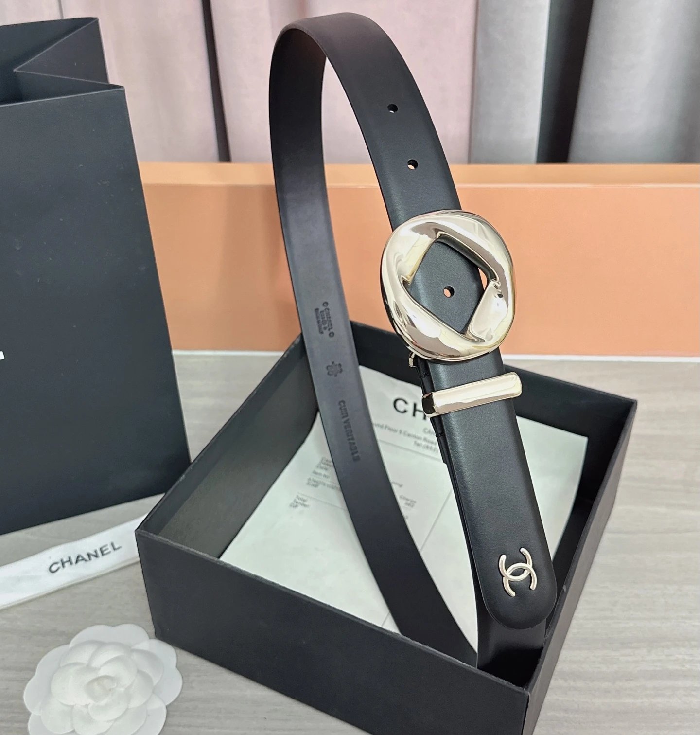 Chanel Leather Reversible Belt Ver.E — photo 3