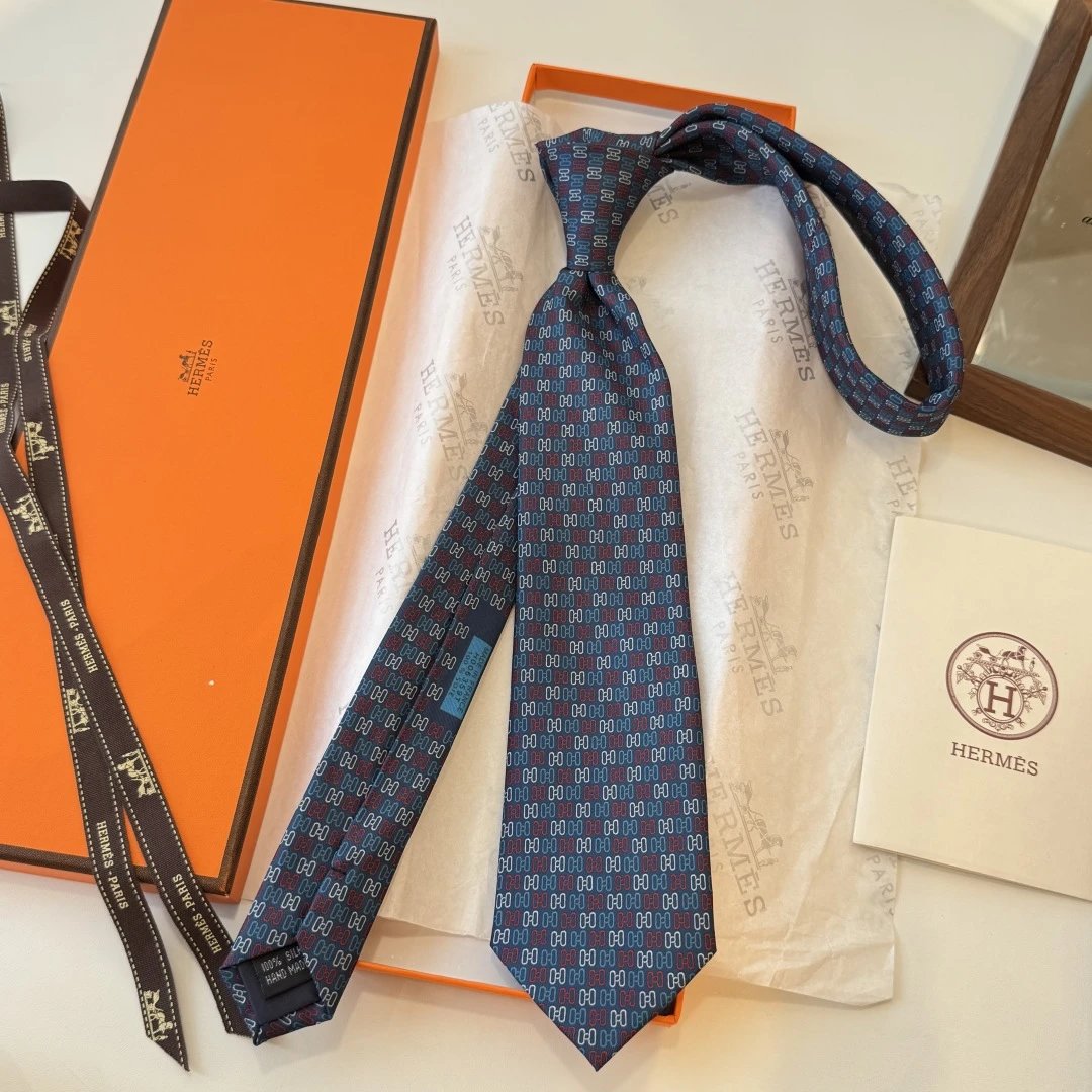 Hermes Silk Tie Ver.C — Photo 9