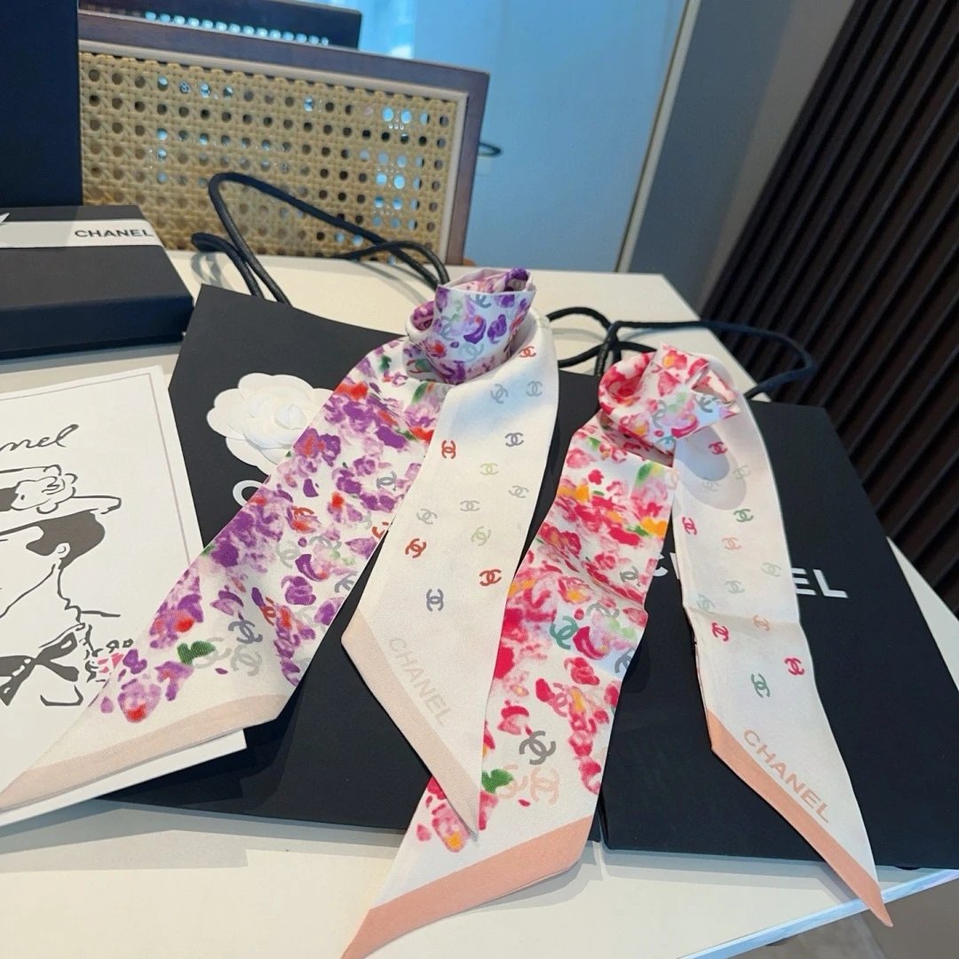 Chanel Silk Hair Ribbon Ver.A — QC