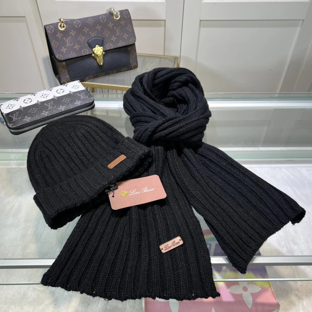 Loro Piana Scarf & Hat Set Ver.G — Zdjęcie 2