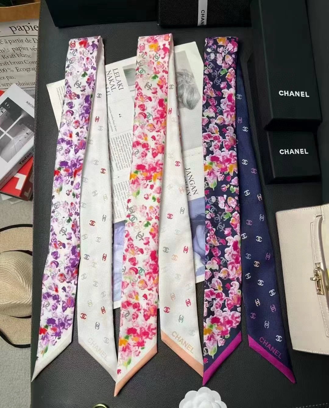 Chanel Silk Hair Ribbon Ver.D — QC
