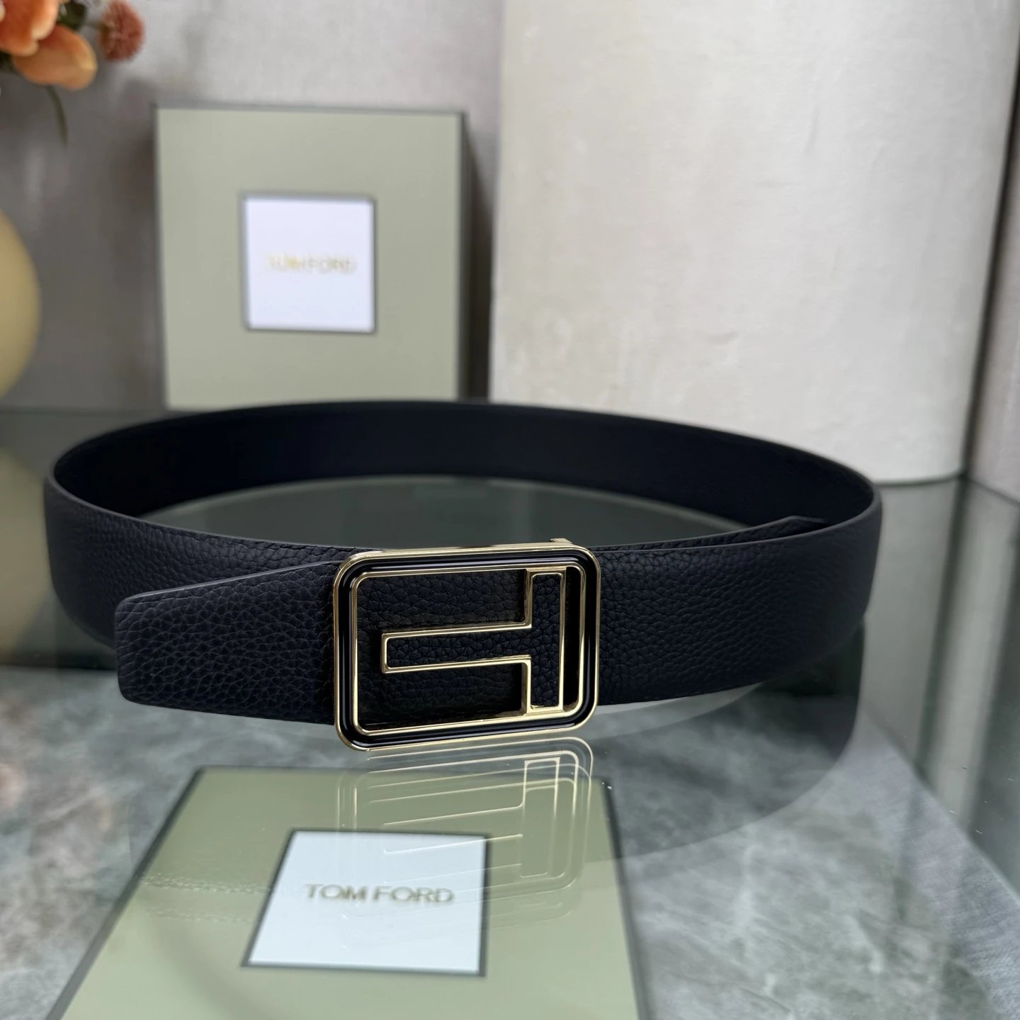 Tom Ford Leather Reversible Belt Ver.H — photo 3