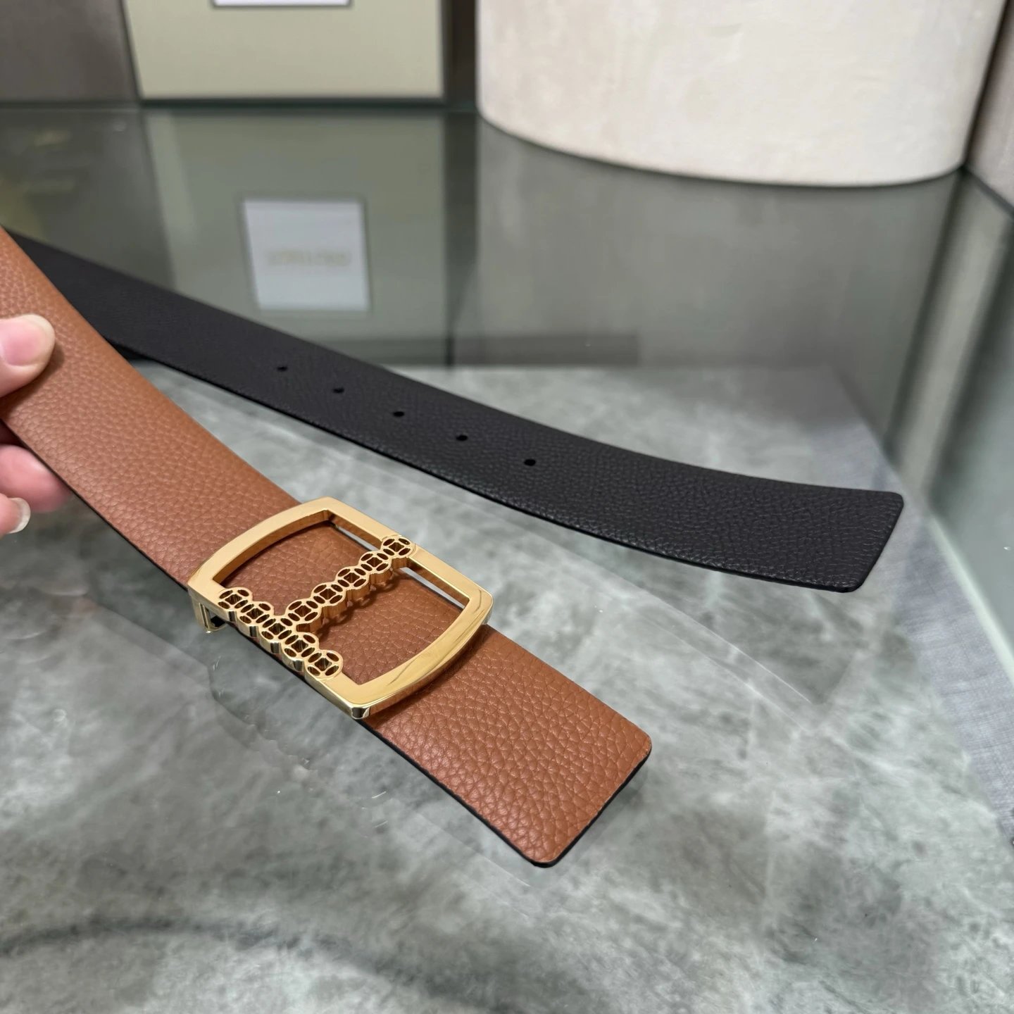 Tom Ford Leather Reversible Belt Ver.D — photo 6