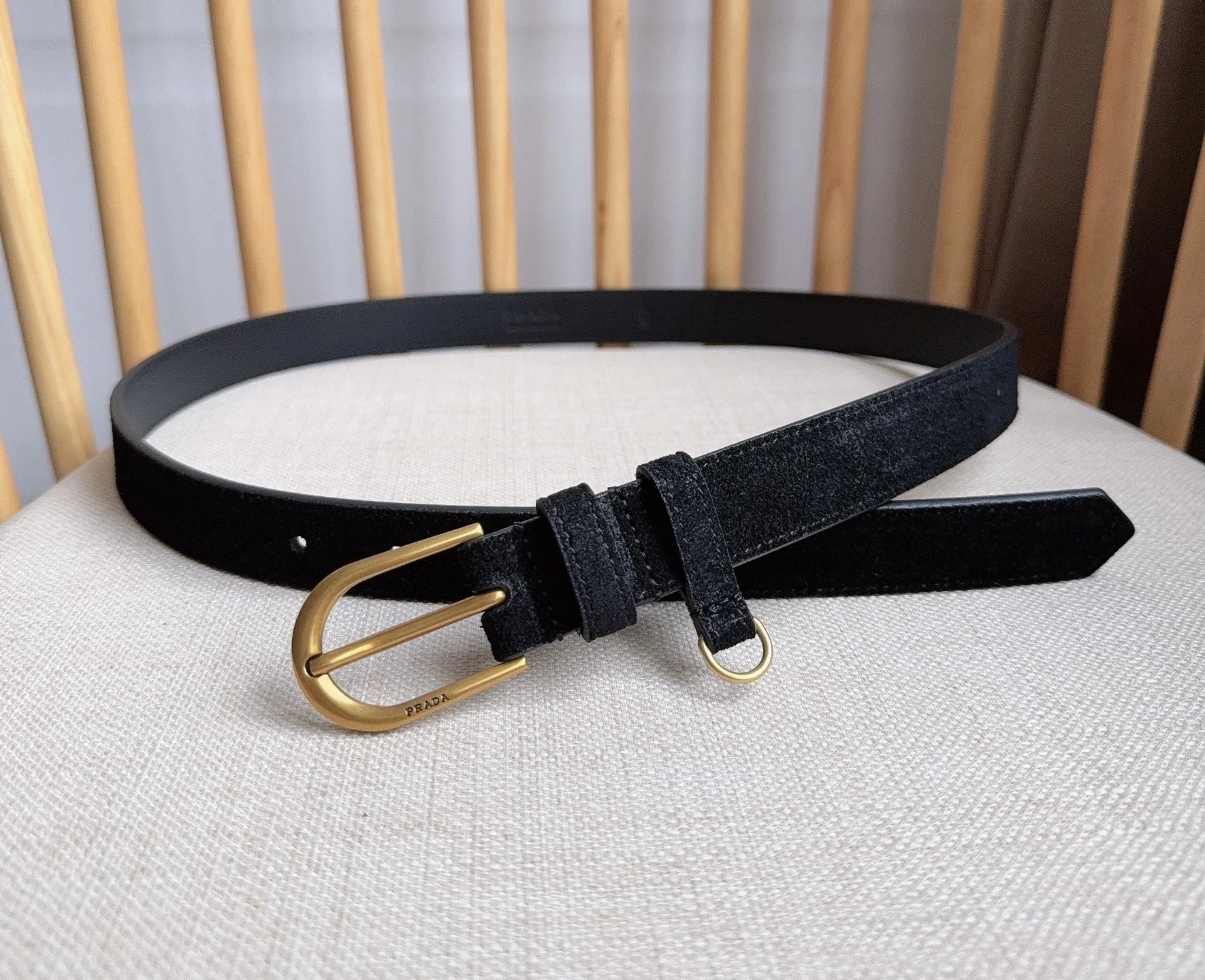 Prada Leather Belt Ver.F — Zdjęcie 4
