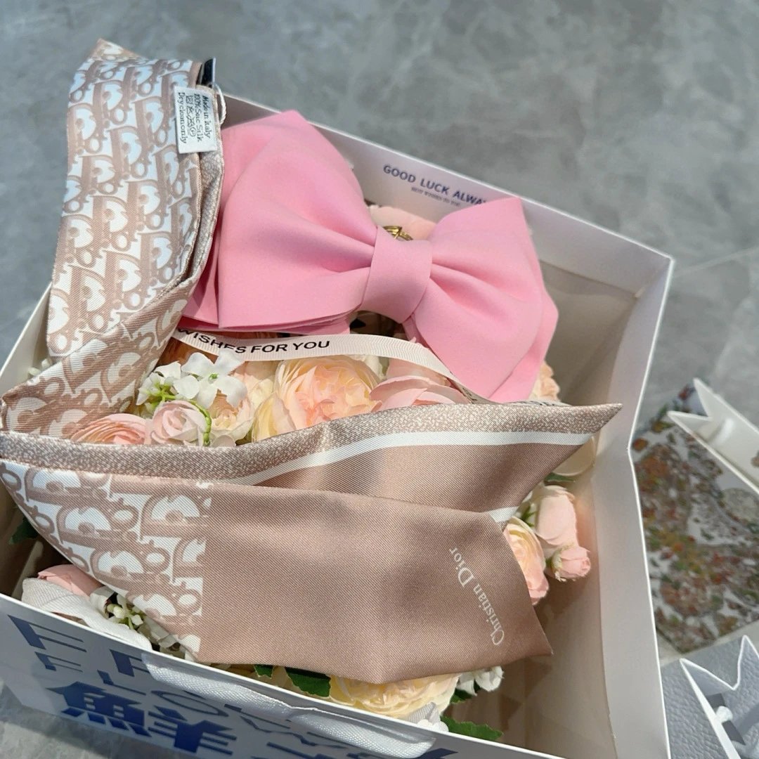 Louis Vuitton Silk Hair Ribbon Ver.D — QC
