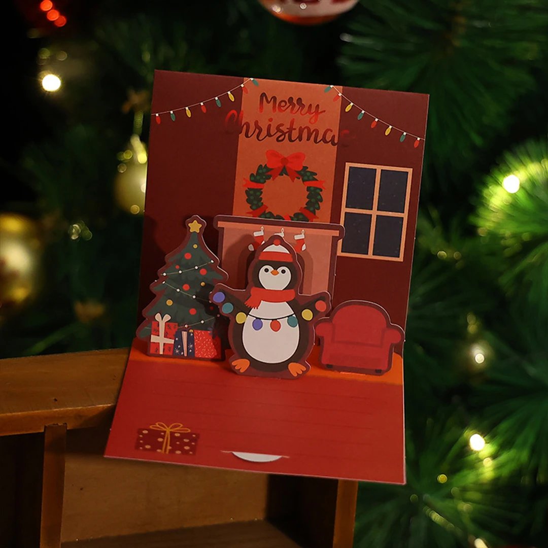 1 Pcs Random Style Personalized Christmas Greeting Card — photo 3
