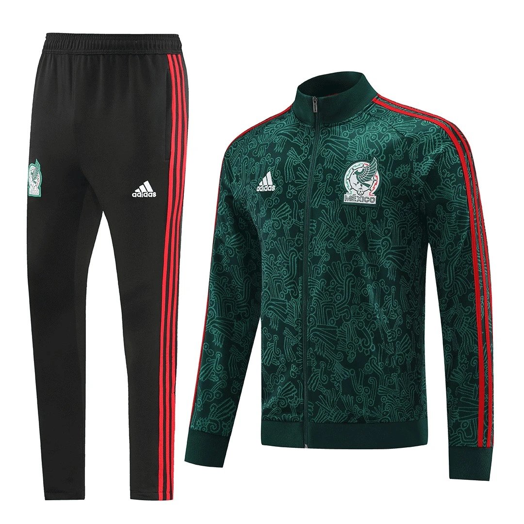 Mexico 2022 Jacket Tracksuit Green Black — QC