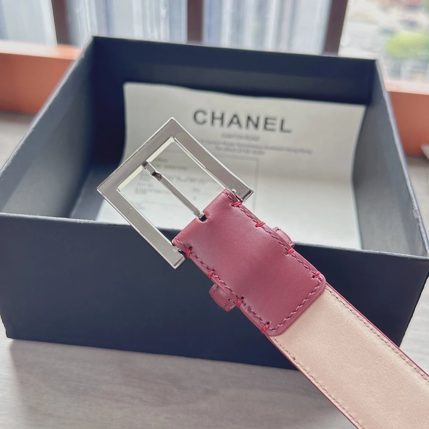 Chanel Leather Reversible Belt Ver.H — photo 7