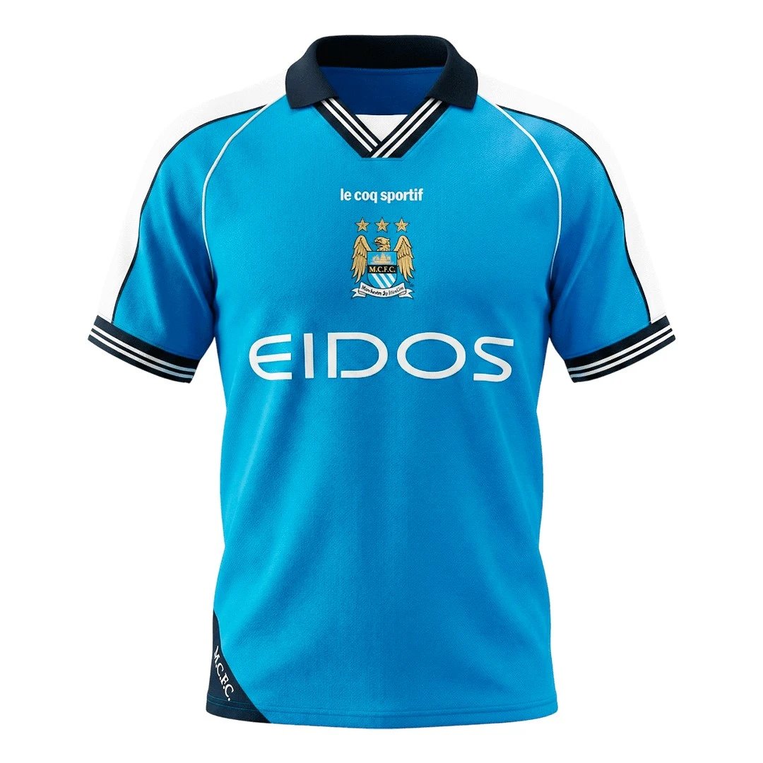 Manchester City 1999/01 Retro Home Jersey — Photo 2