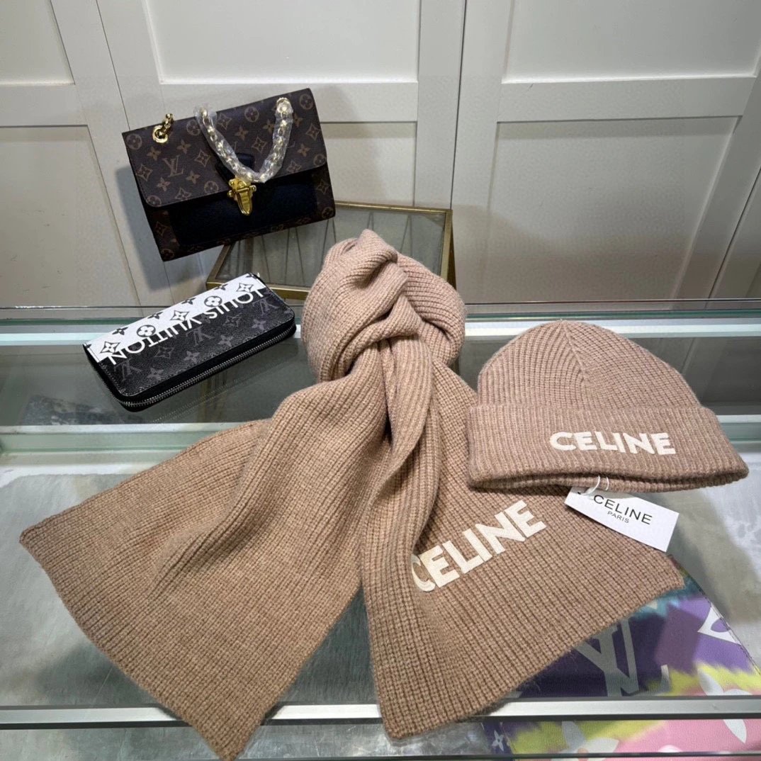 Celine Scarf & Hat Set Ver.G — Zdjęcie 4