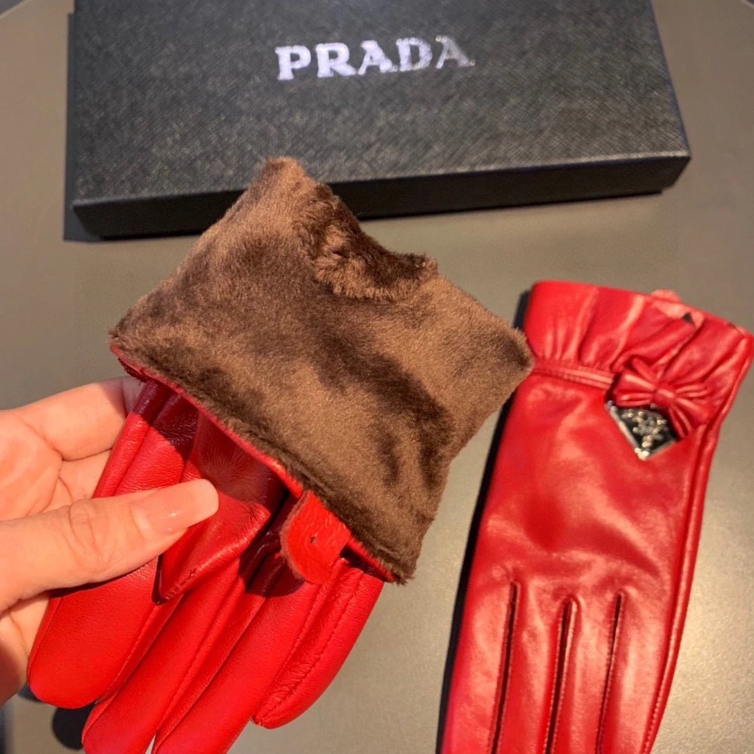 Prada Lambskin Cashmere Gloves Ver.C — Photo 9