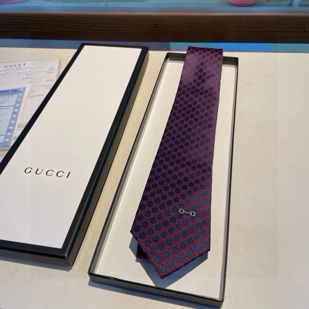 Gucci Silk Tie Ver.F — Zdjęcie 4