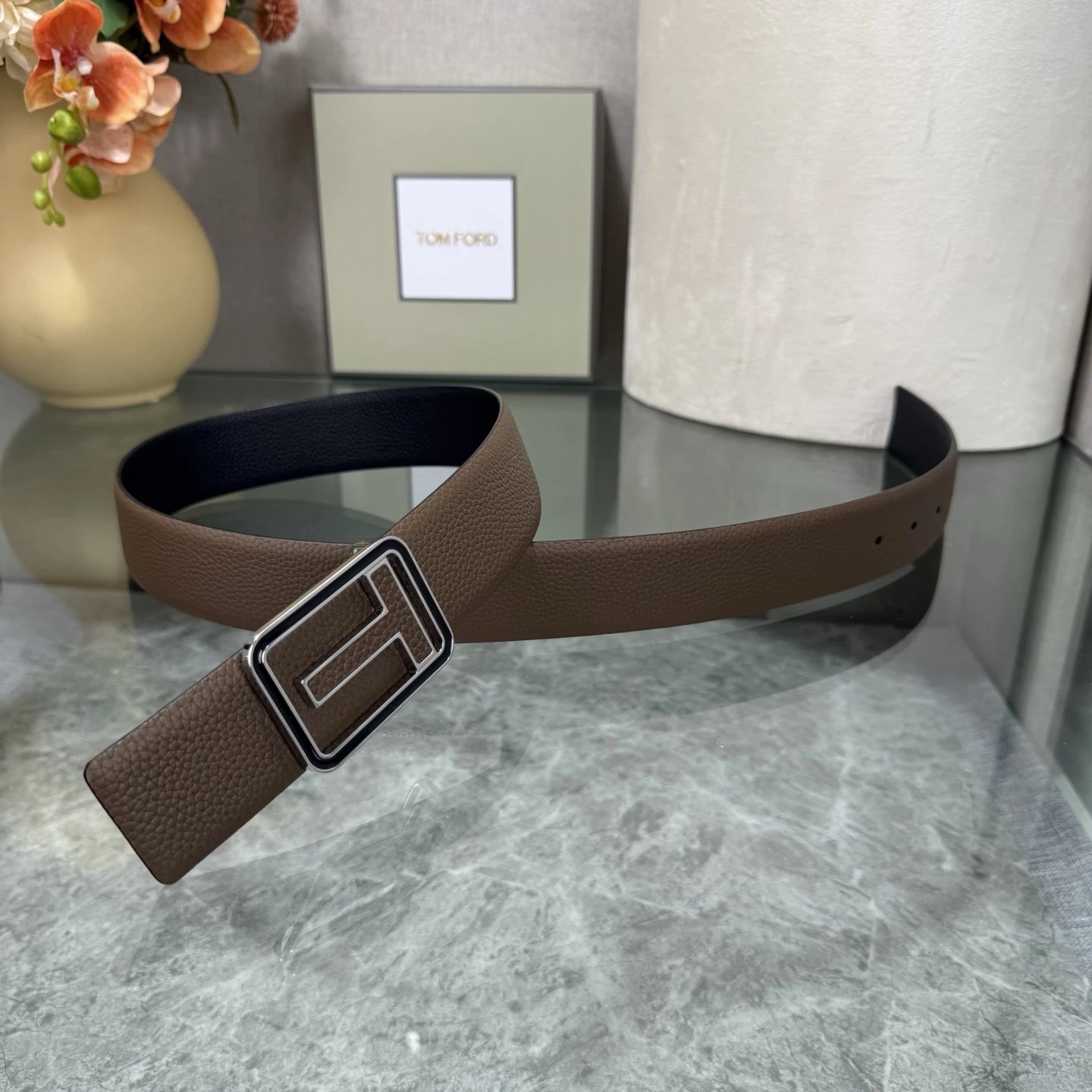 Tom Ford Leather Reversible Belt Ver.B — photo 4