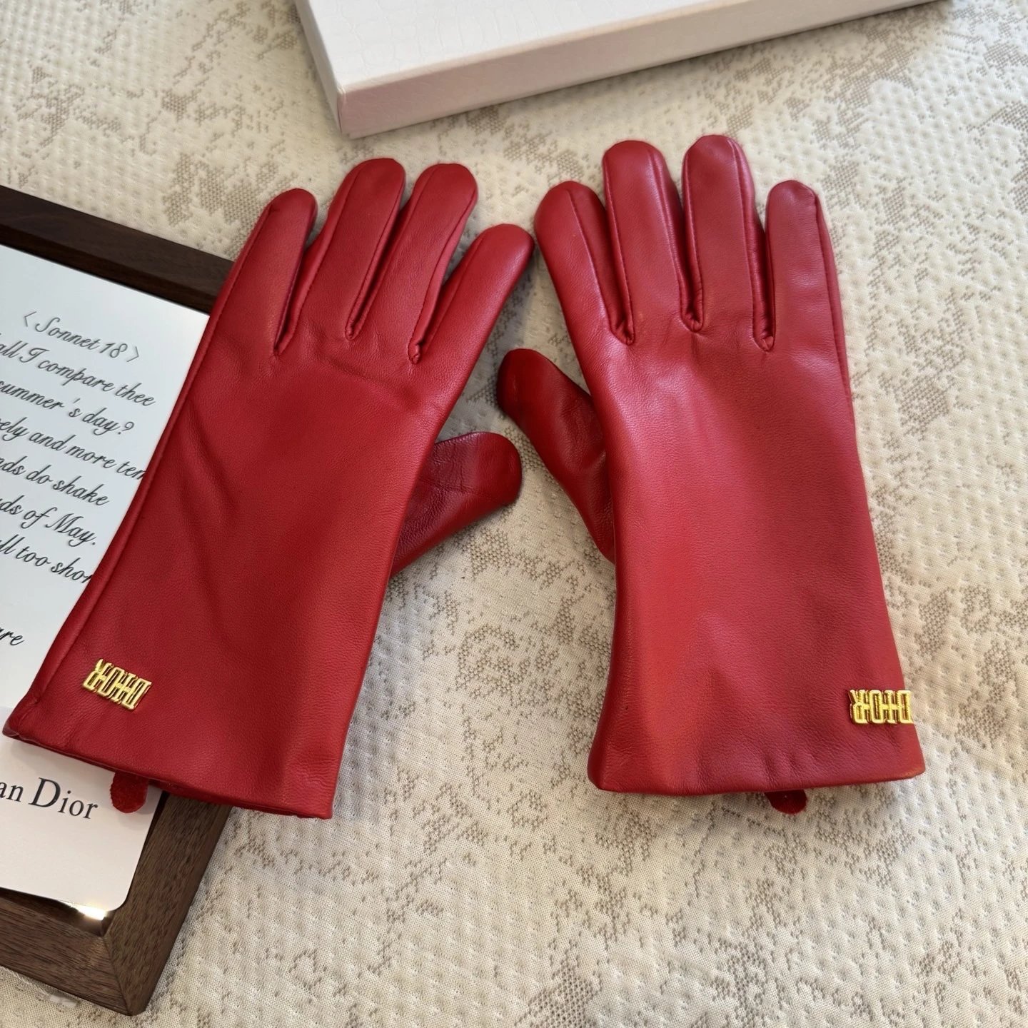 Dior Lambskin Cashmere Gloves Ver.B — Zdjęcie 7
