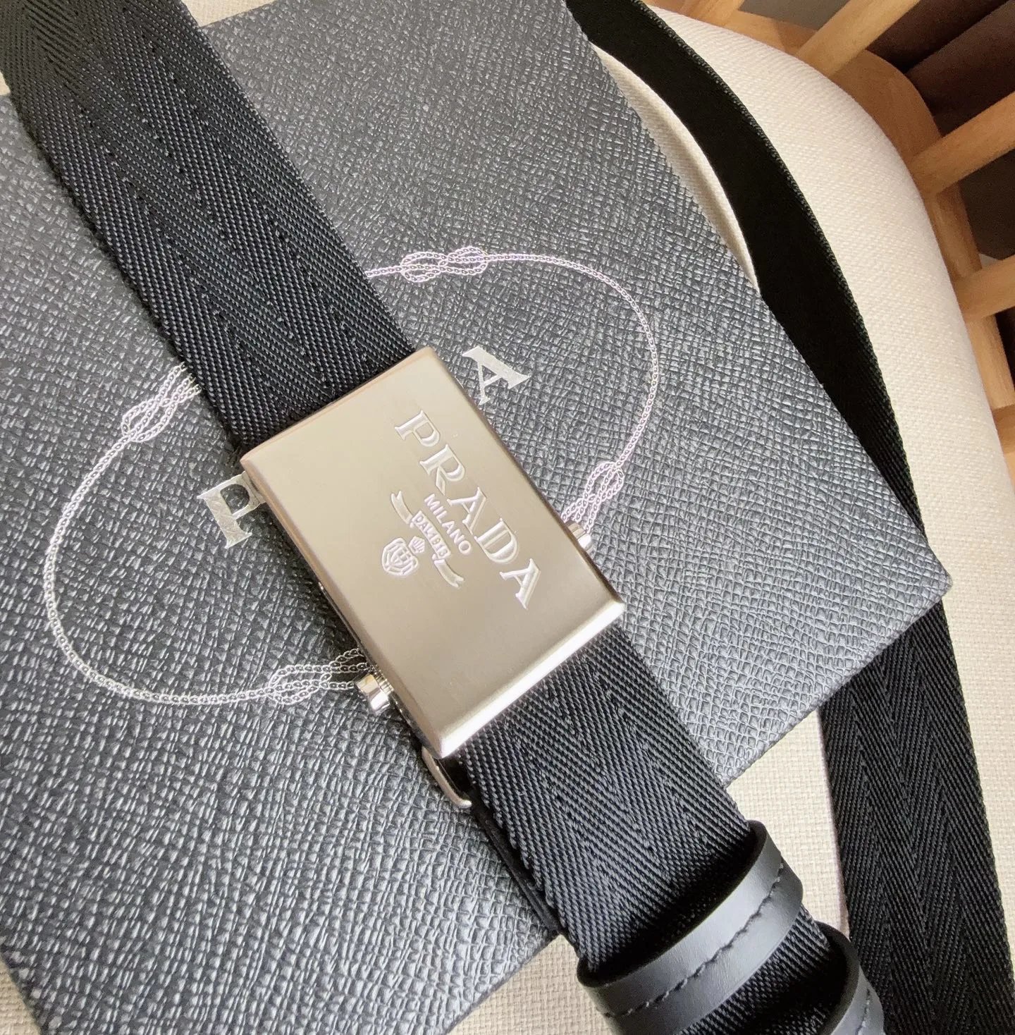 Prada Leather Belt Ver.J — QC