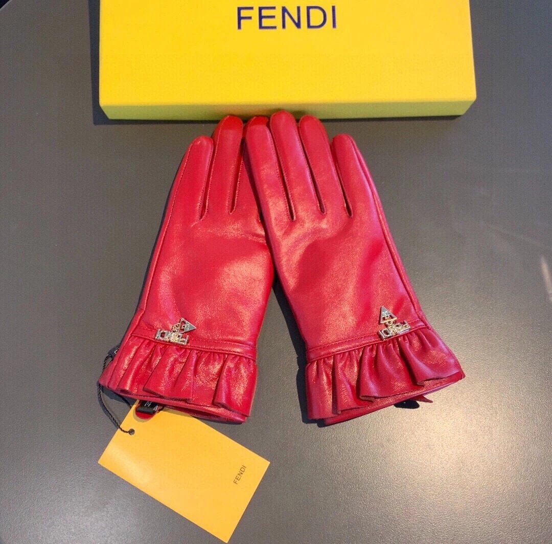 Fendi Lambskin Touchscreen Gloves Ver.G — Photo 7