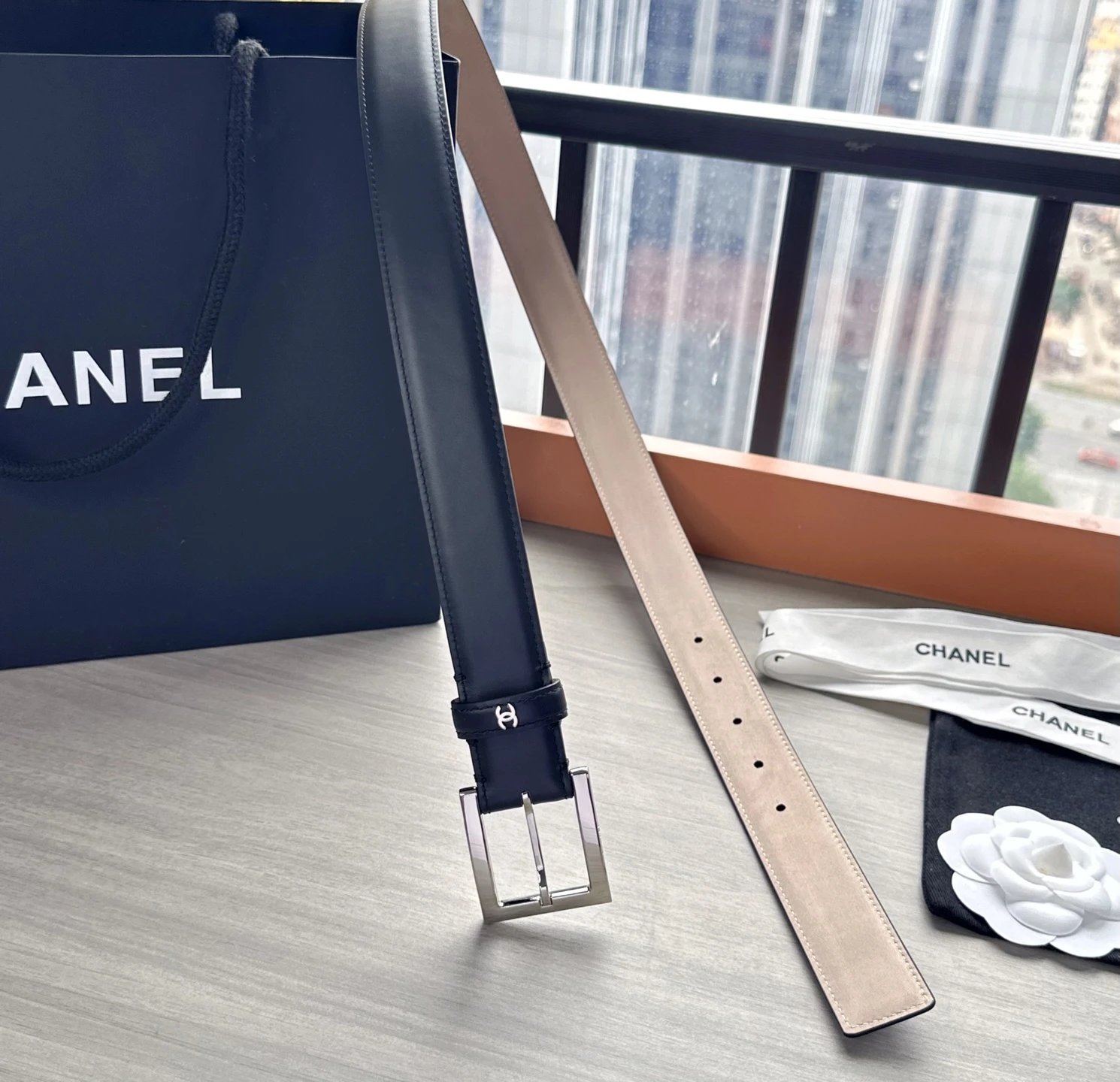 Chanel Leather Reversible Belt Ver.I — photo 4