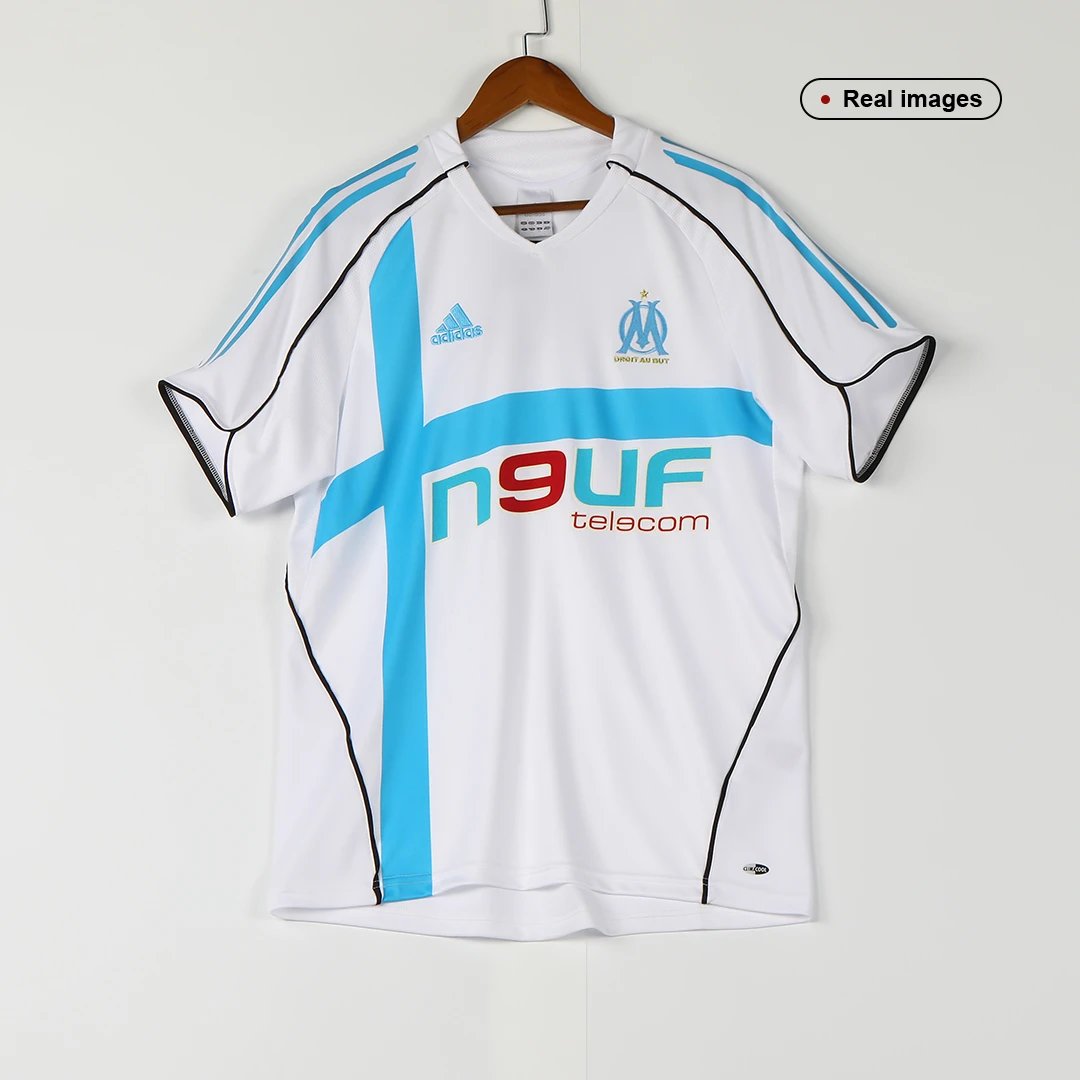 Marseille 2005/06 Olympique Retro Home Jersey — Zdjęcie 12