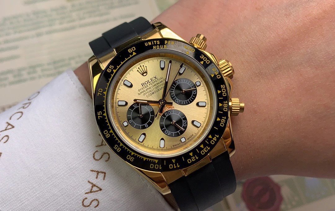 Rolex Daytona Cosmograph chronograaf horloge in goudkleur