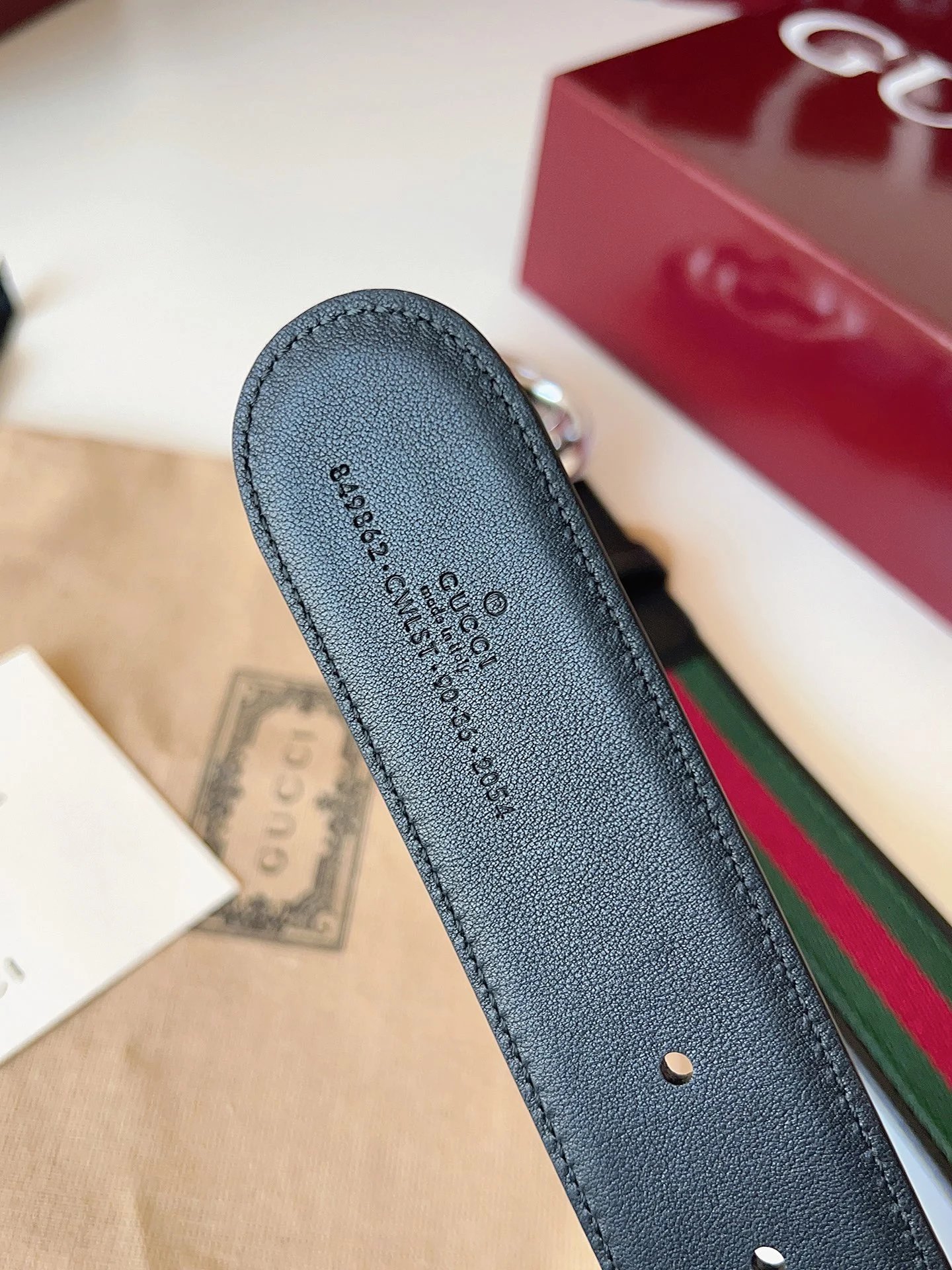 Gucci Leather Belt Ver.D — photo 9