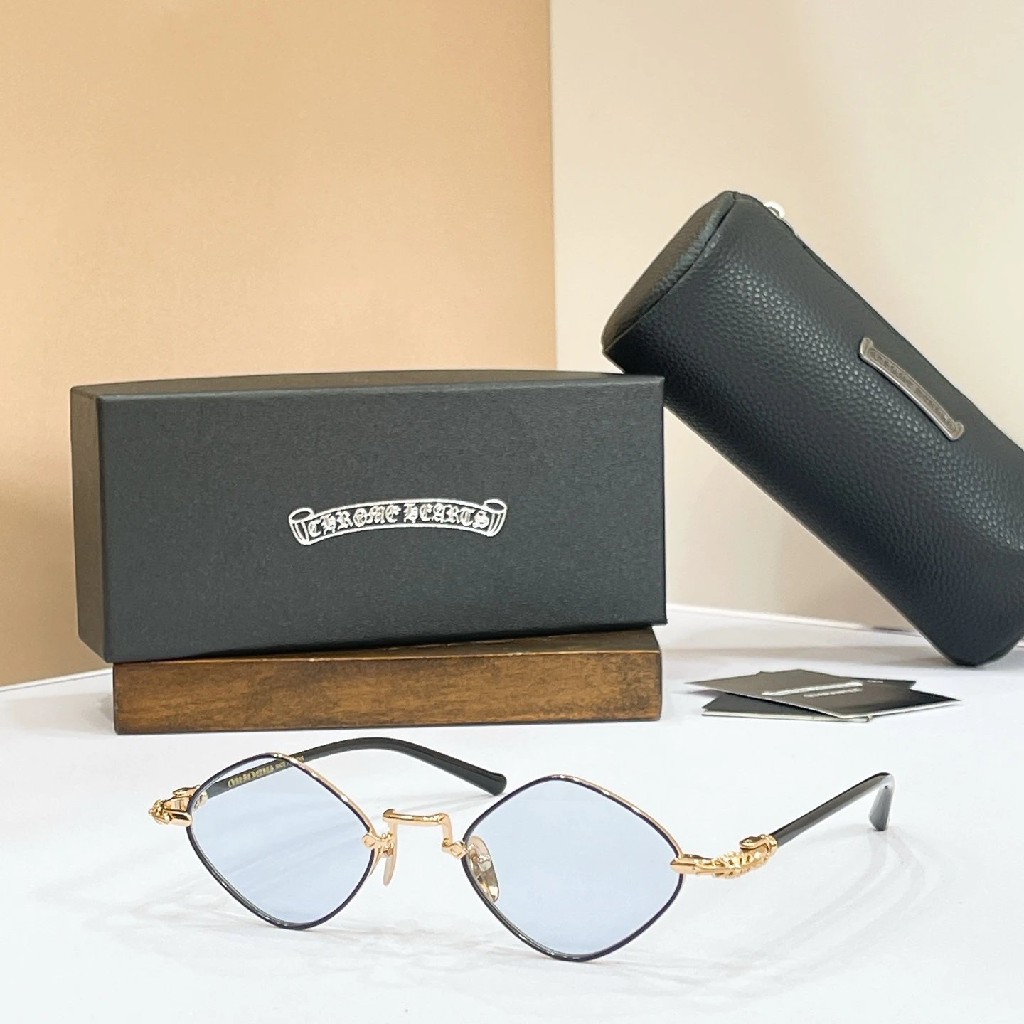 Chrome Hearts DIAMOND DOG Sunglasses 50-22-145 Ver.B — Zdjęcie 5