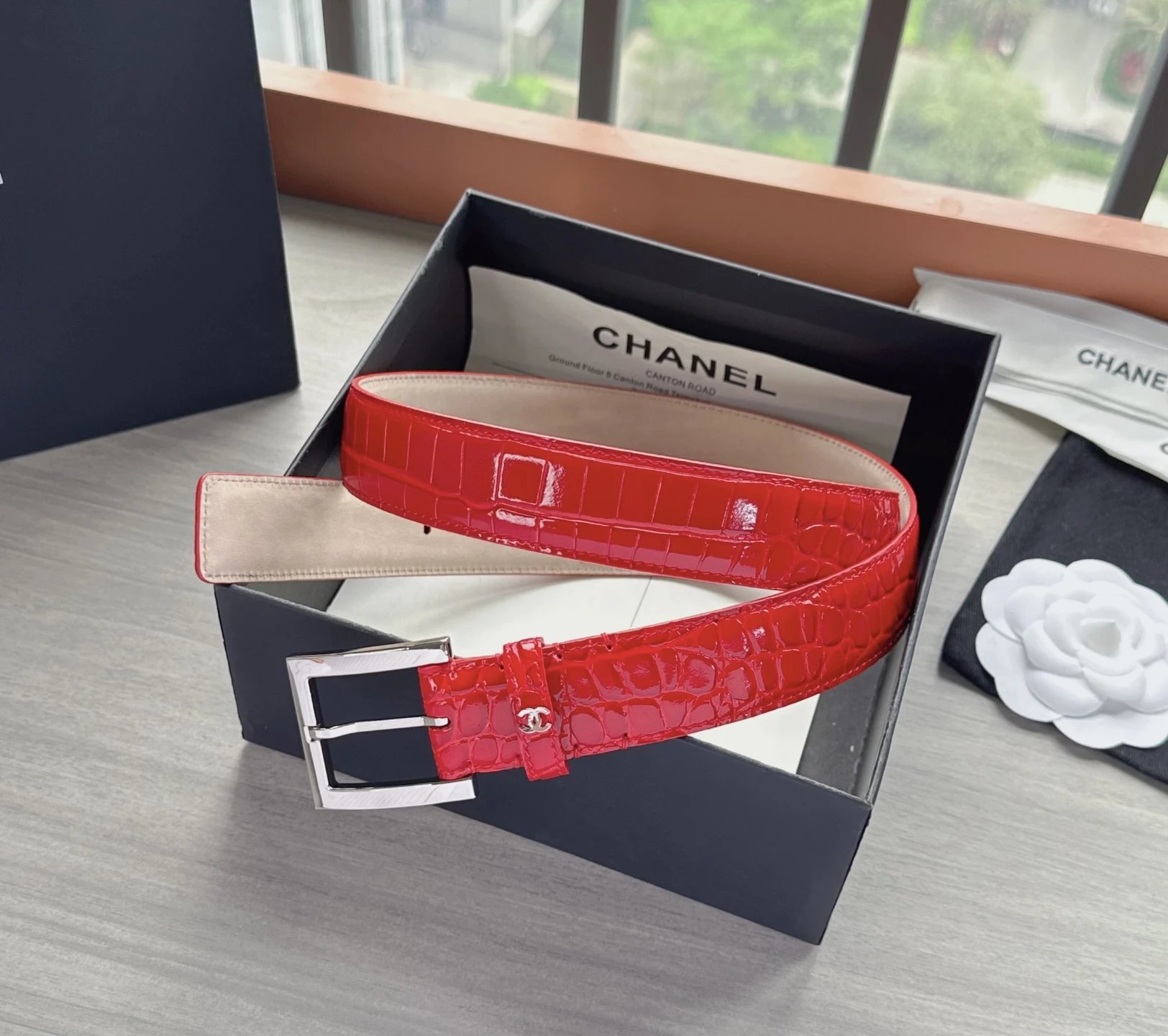 Chanel Leather Reversible Belt Ver.G — photo 4