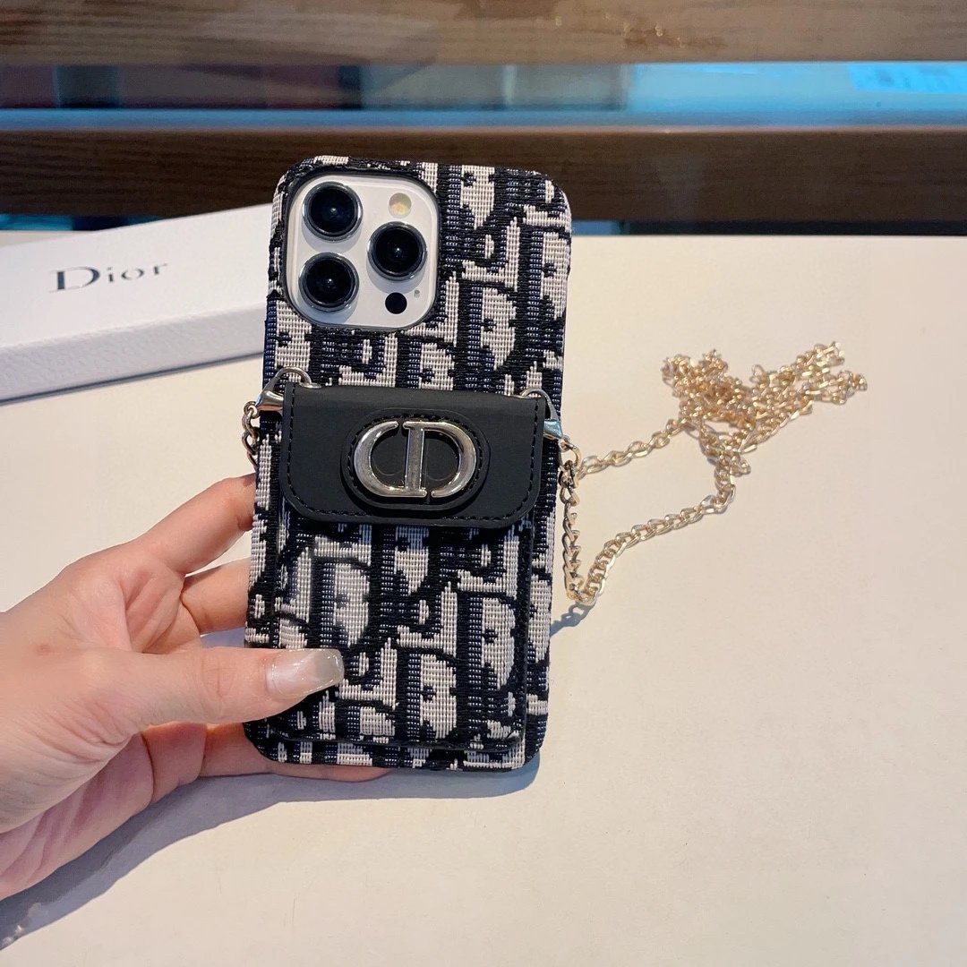 Dior Crossbody Strap Phone Case Ver.A — QC