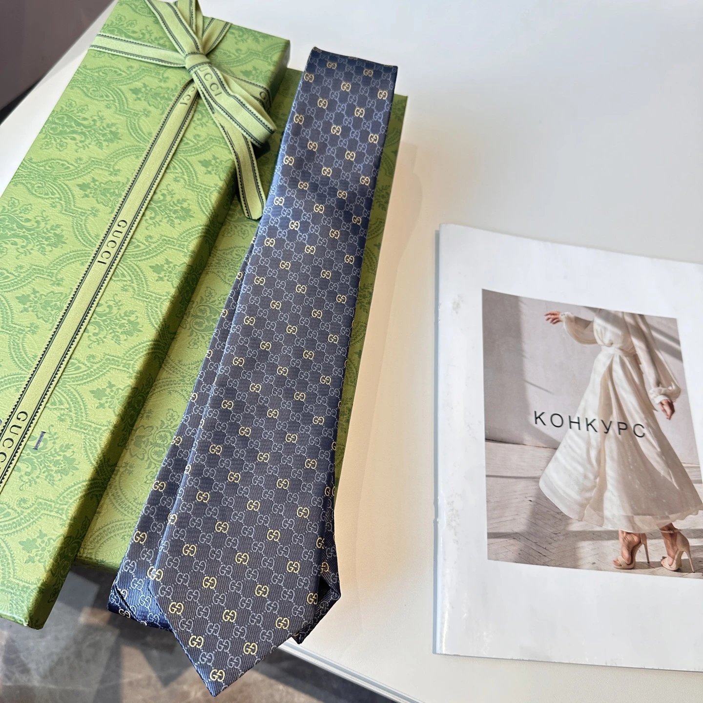 Gucci Silk Tie Ver.L — Zdjęcie 3