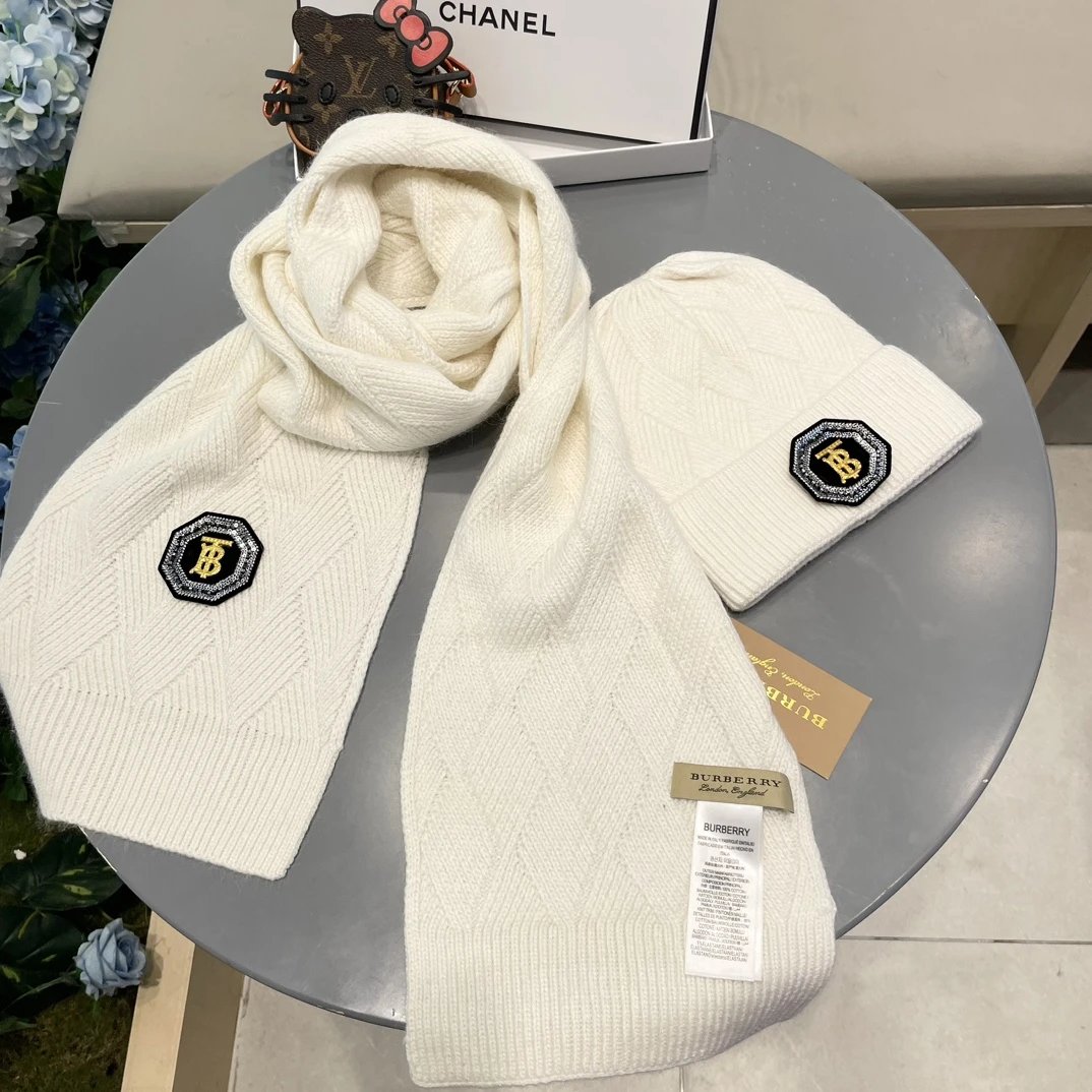 Burberry Scarf & Hat Set Ver.G — Photo 7