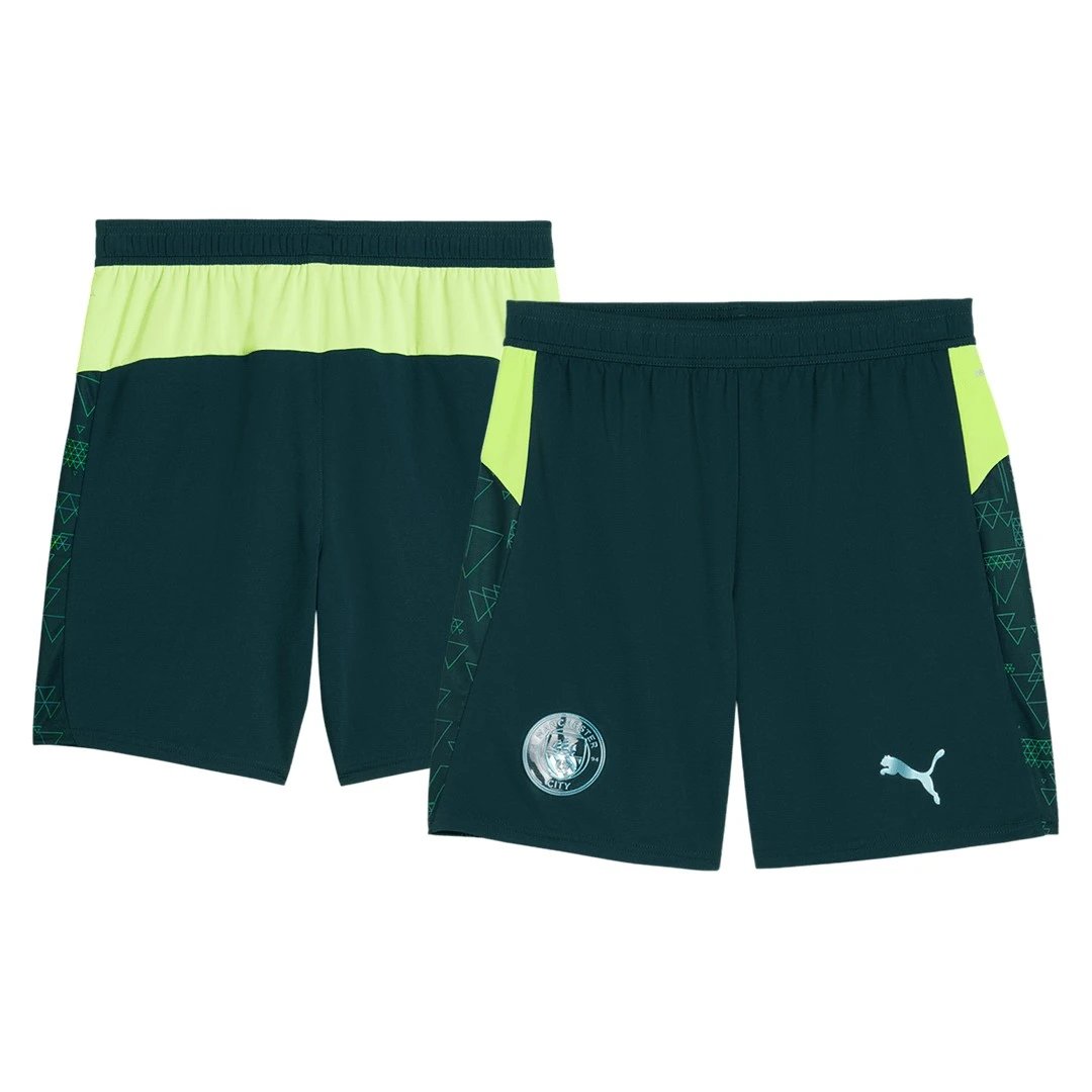 Manchester City Fourth Away Soccer Shorts 2025 26 — photo 3